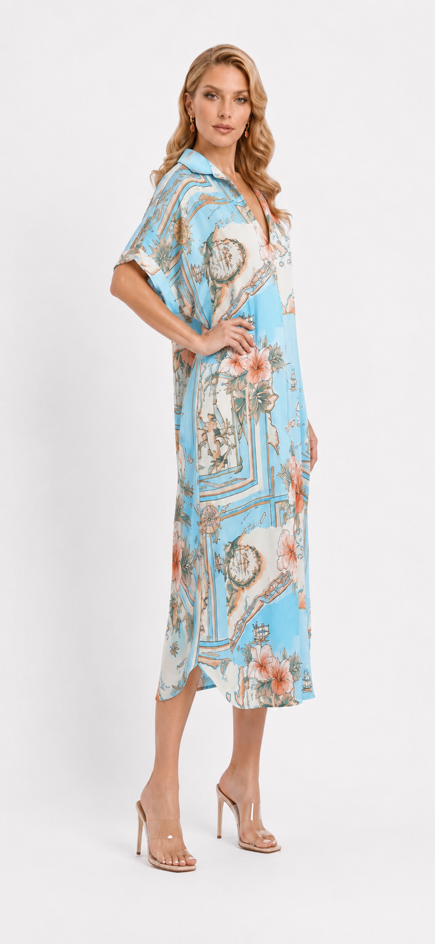Les Îles Caraïbes Sophie Dress with Pockets | Wrap-Up by VP