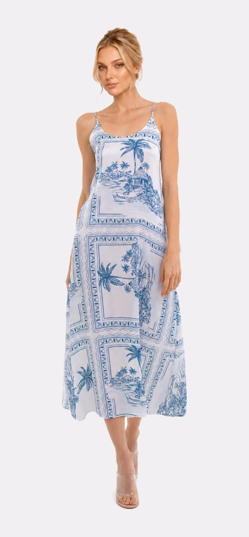 Bungalow Blue Long Chemise
