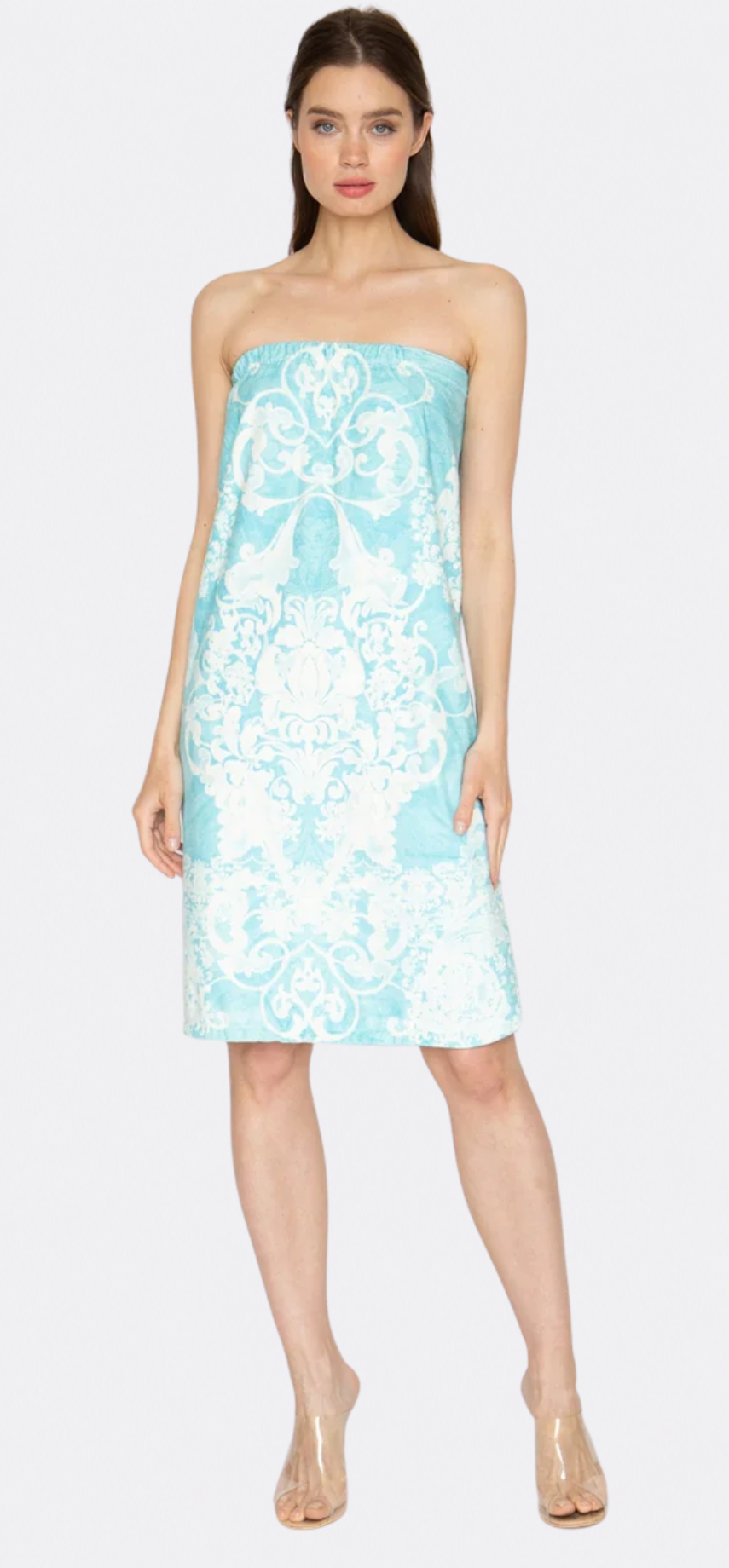 Long Romantique Blue Wrap