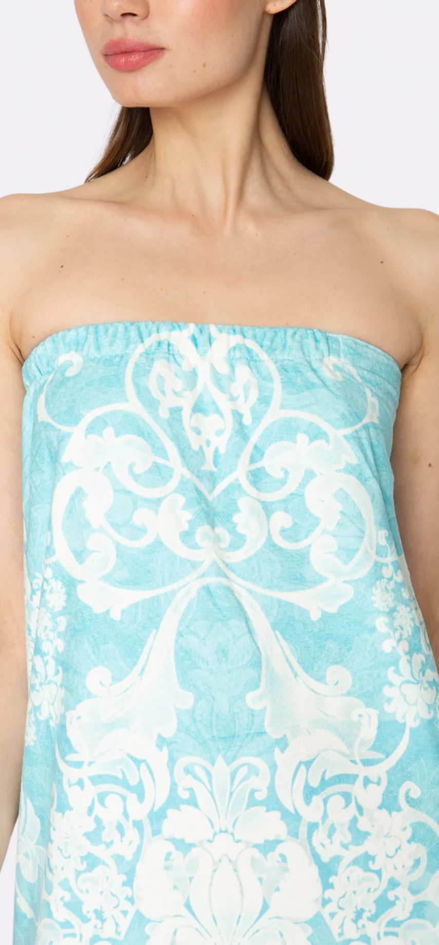 Long Romantique Blue Wrap