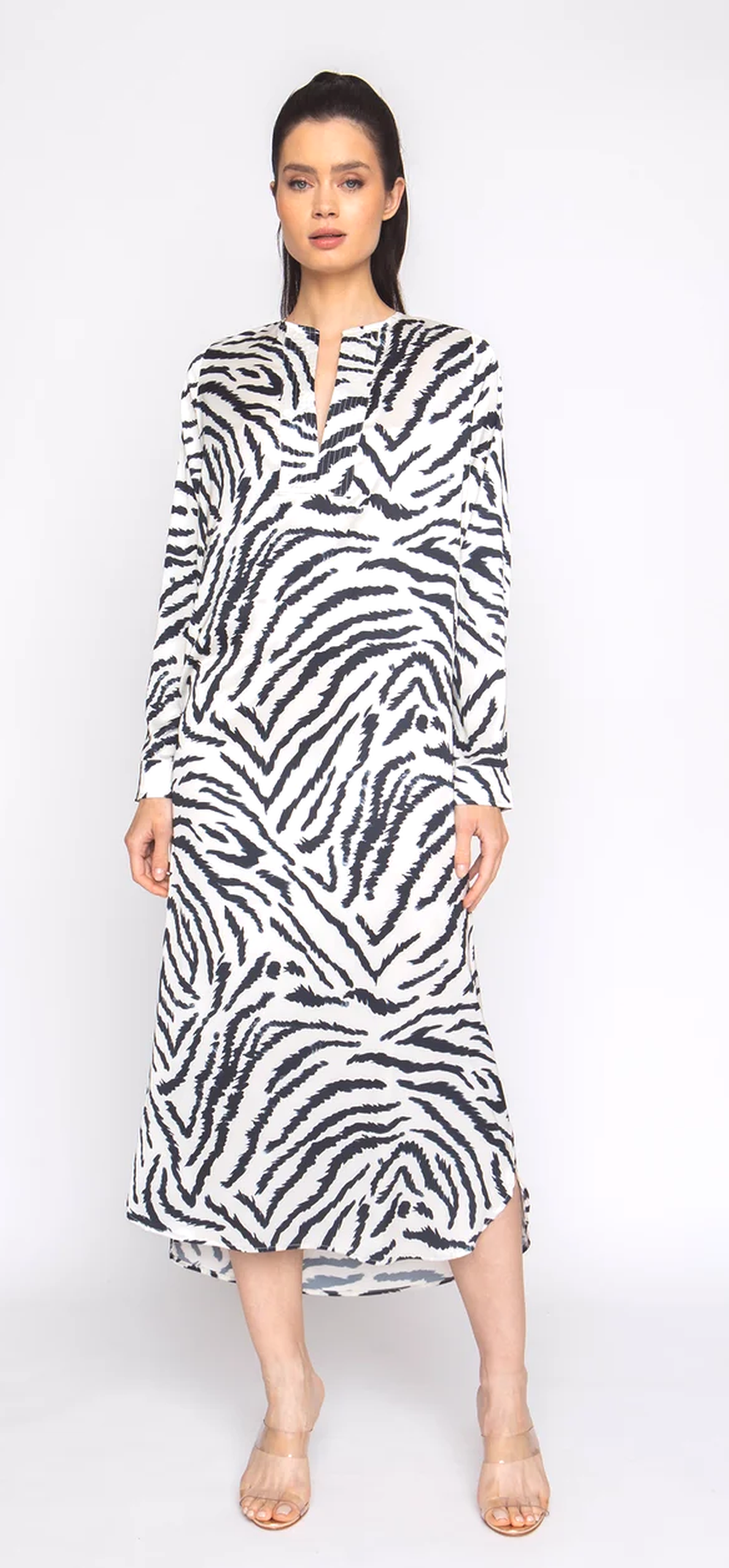 Madagascar Long Sleeve Tunic Dress