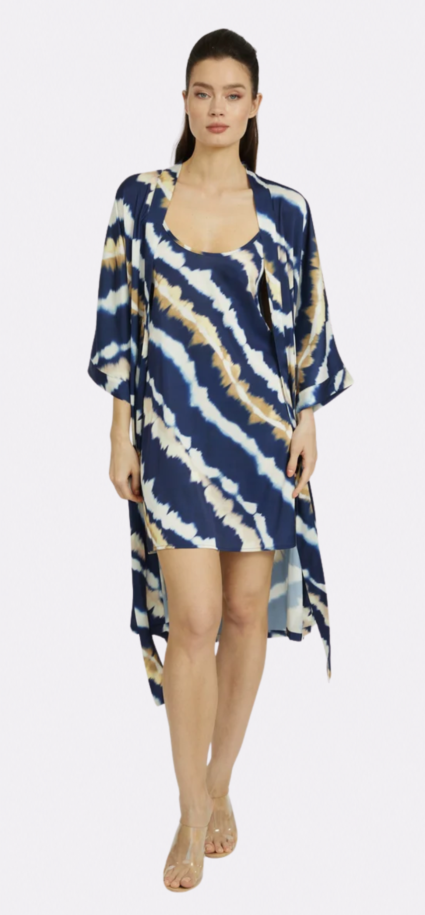 Mai Tai Moon Silky Kimono