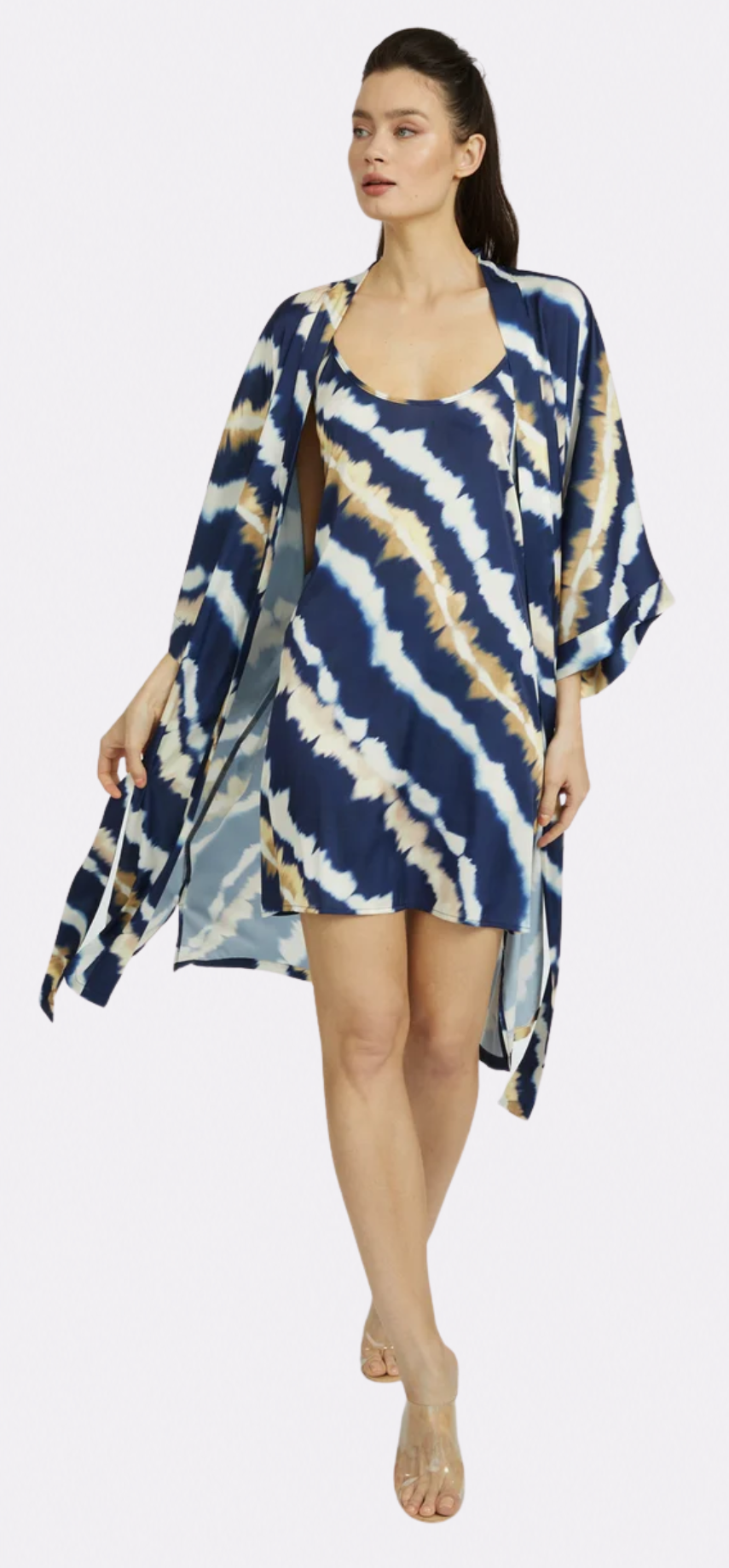 Mai Tai Moon Silky Kimono