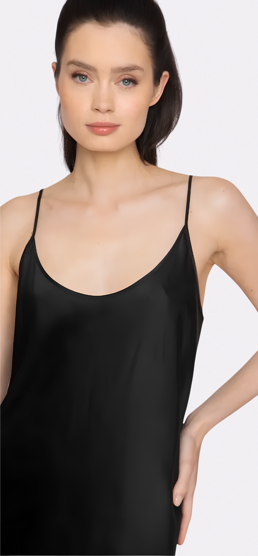 Noir Short Chemise