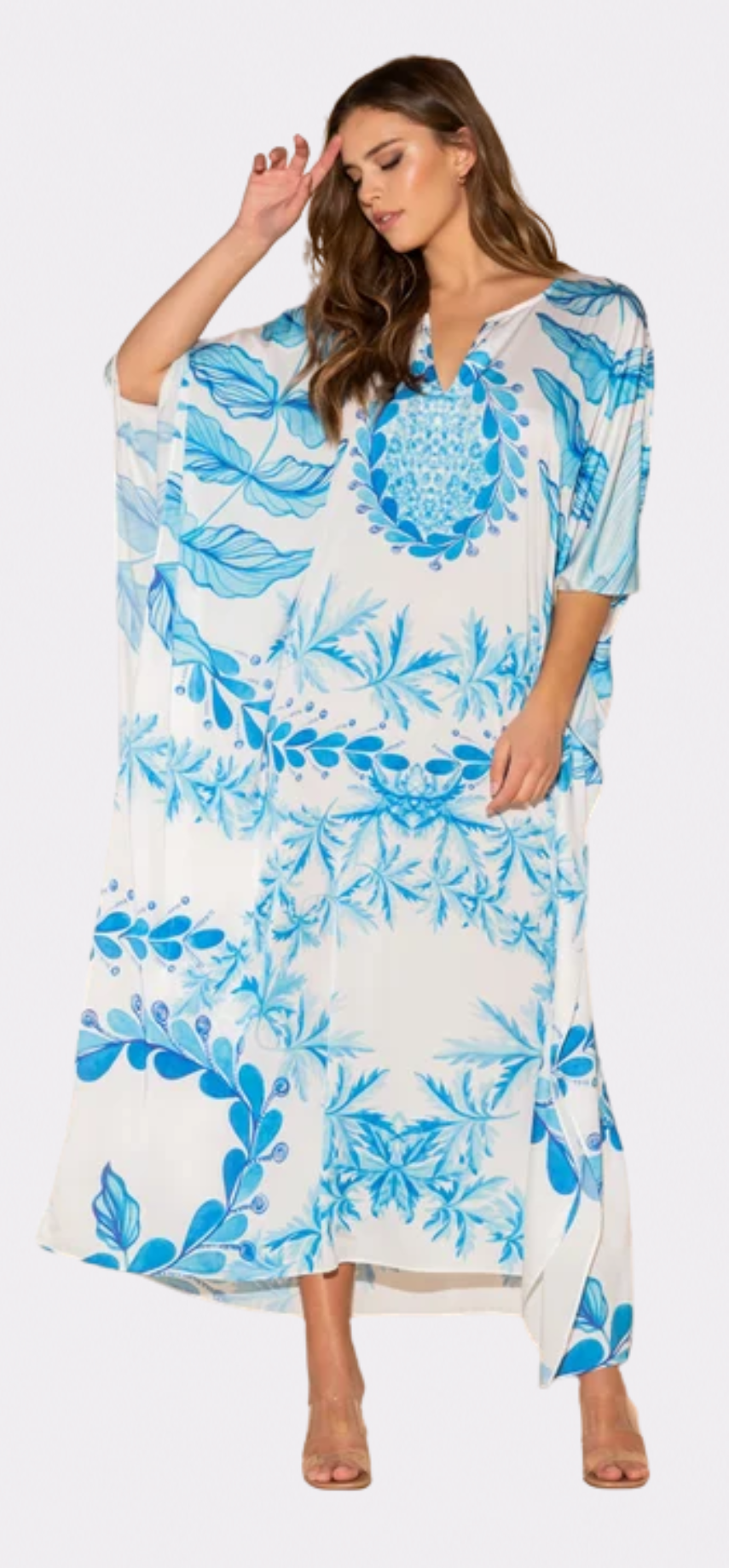 Oceana Blue Long Caftan