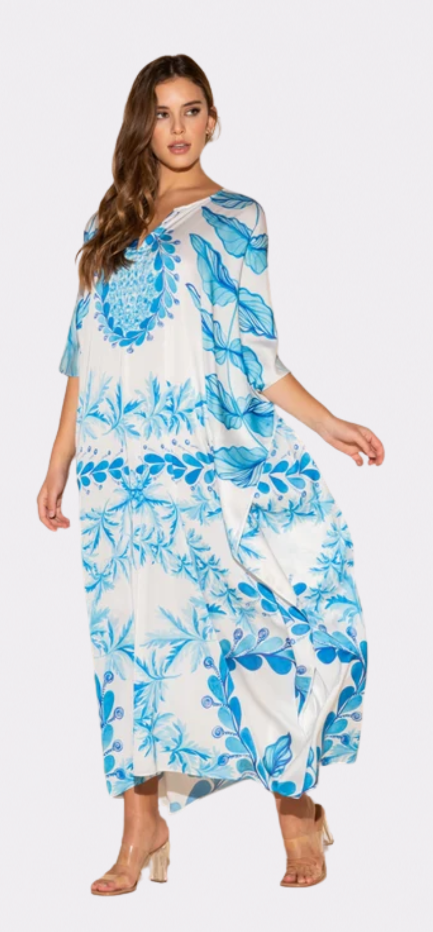 Oceana Blue Long Caftan