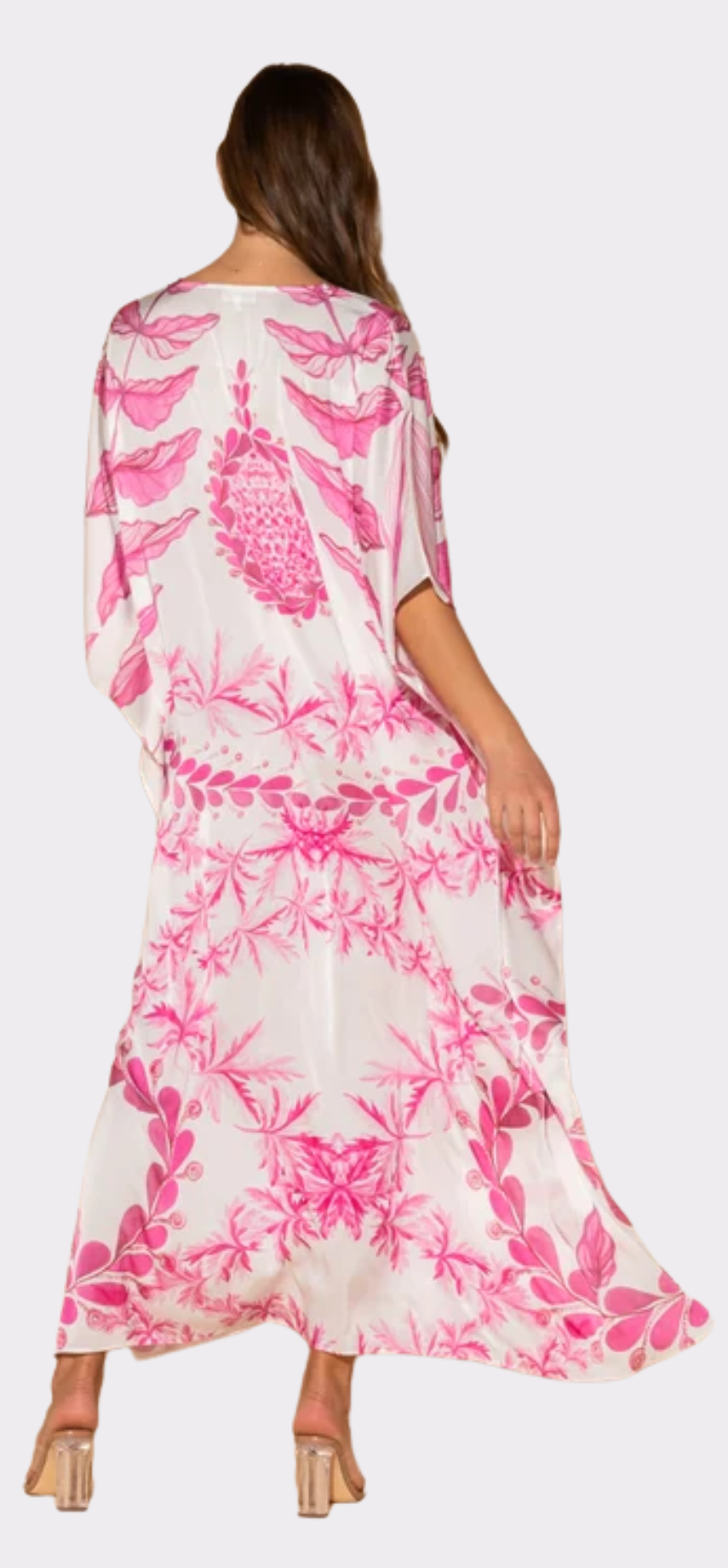 Oceana Pink Long Caftan