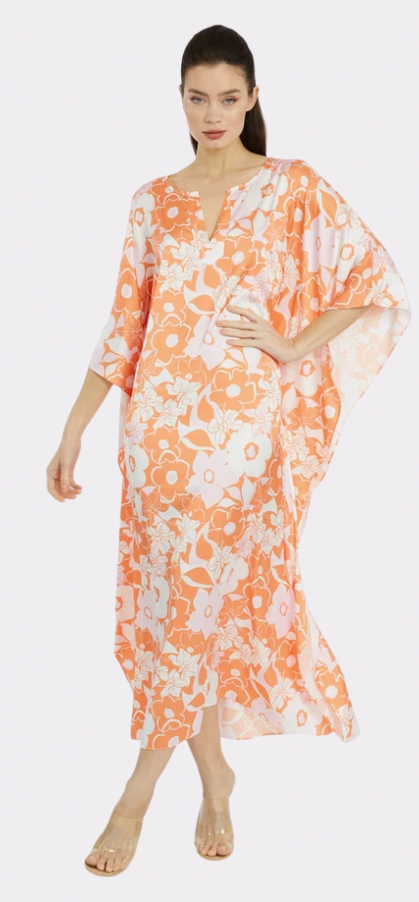 Orange Crush Long Caftan