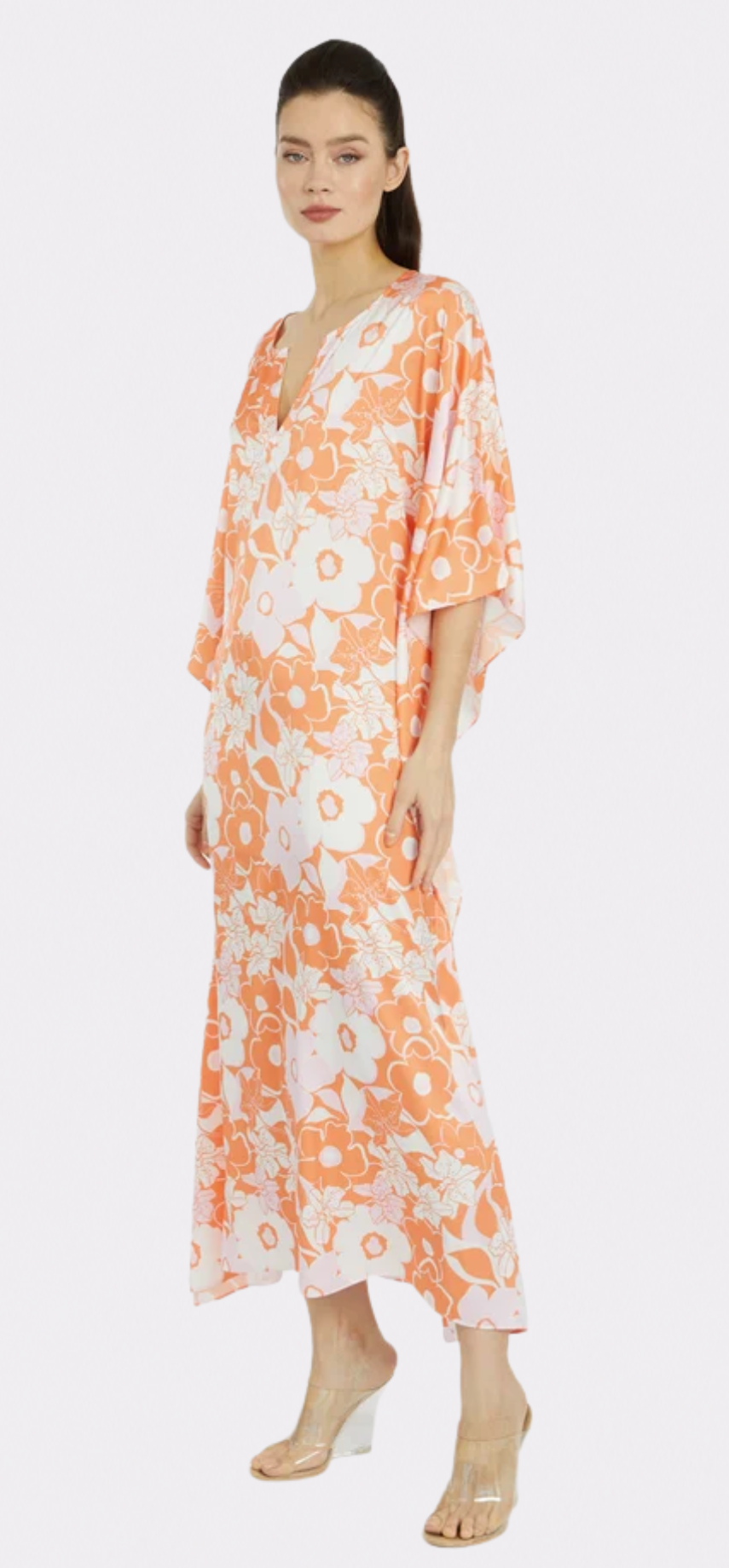 Orange Crush Long Caftan
