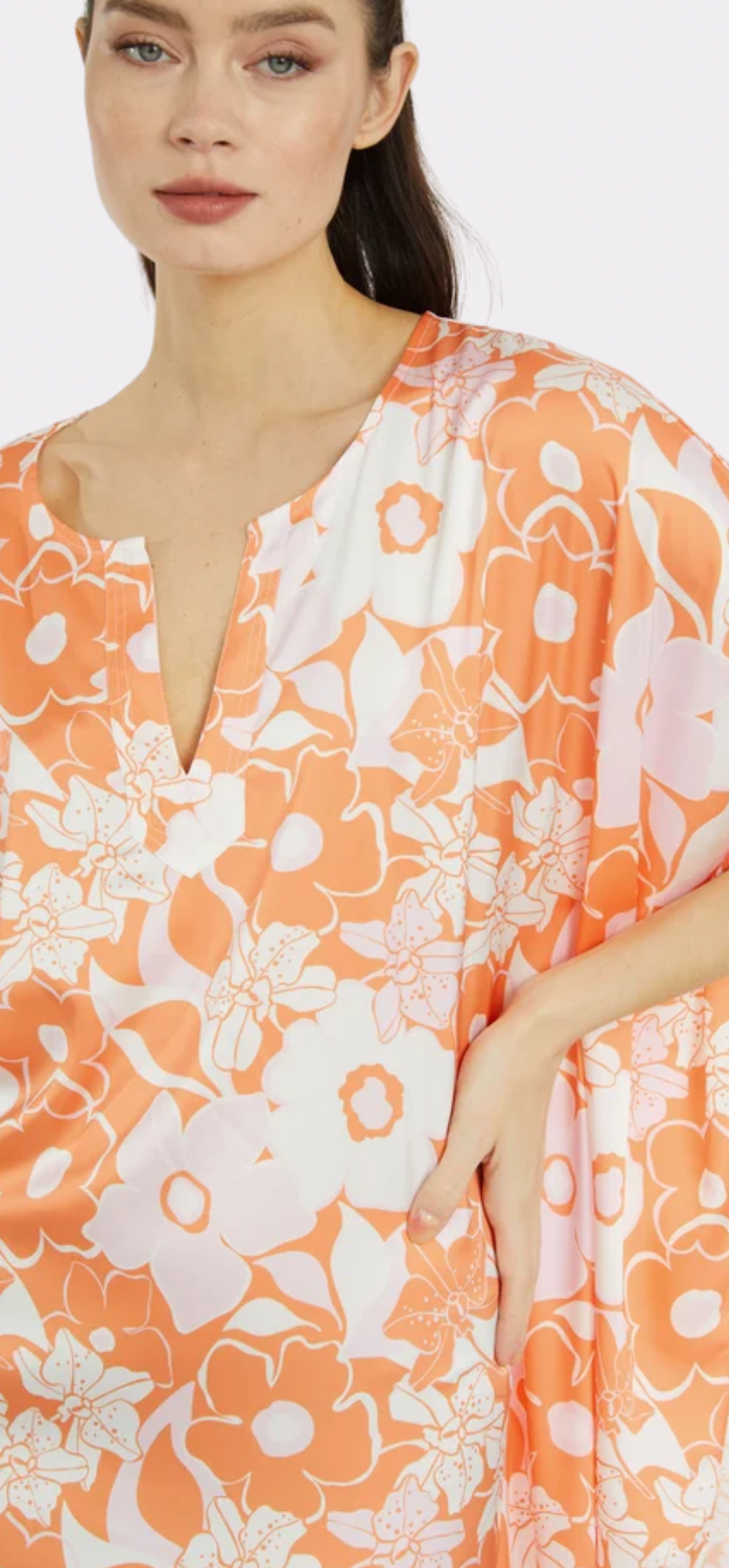 Orange Crush Long Caftan