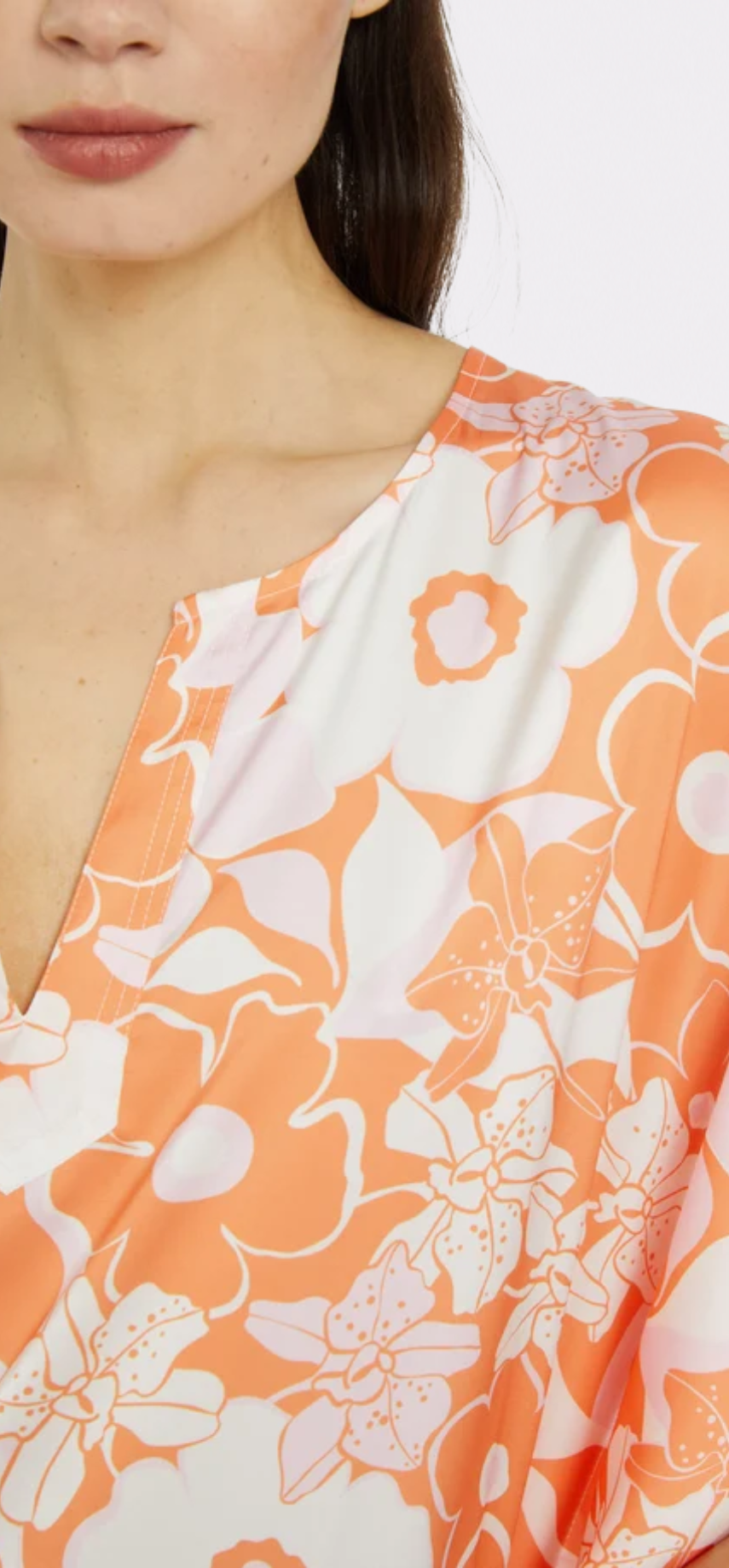 Orange Crush Long Caftan