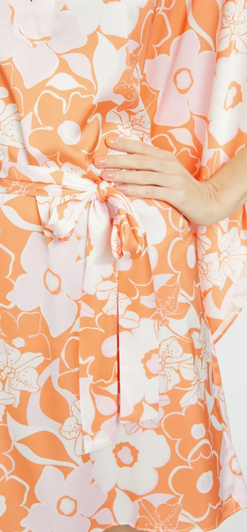 Orange Crush Short Caftan