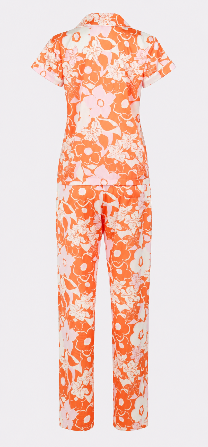 Orange Crush Short Sleeve & Pant PJ Set