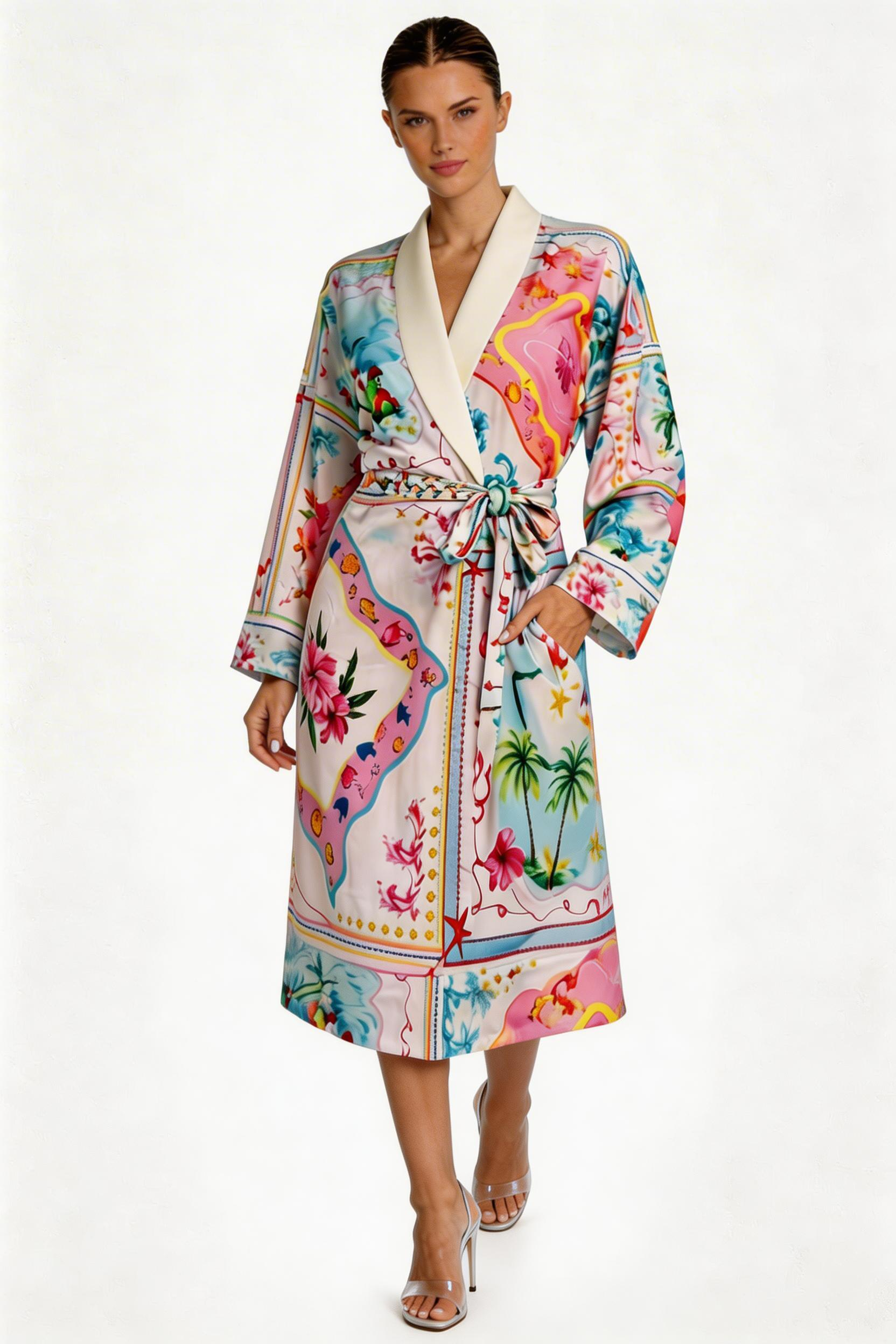 Portofino Long Robe | Luxury Resort Robe
