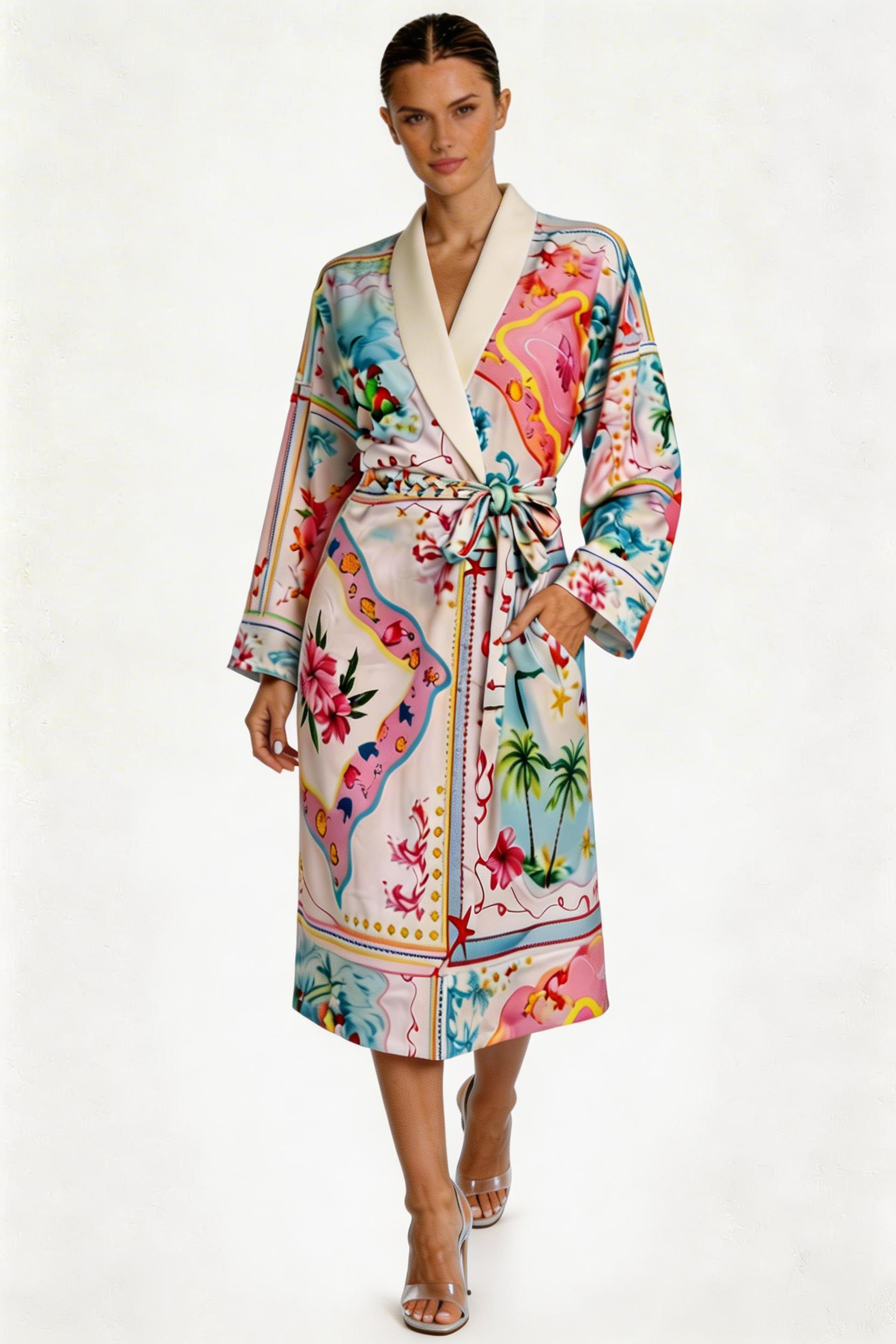Portofino Long Robe | Luxury Resort Robe