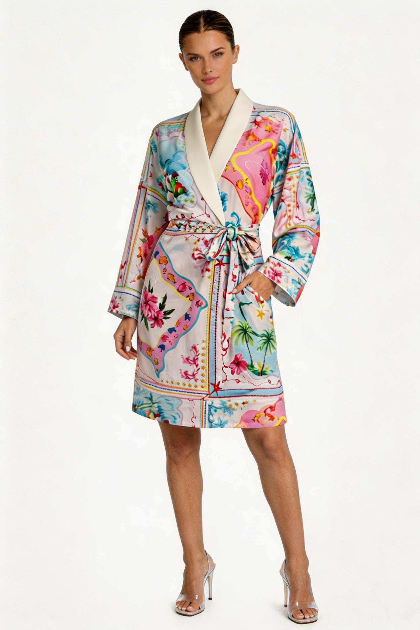 Portofino Short Robe | Luxury Resort Robe
