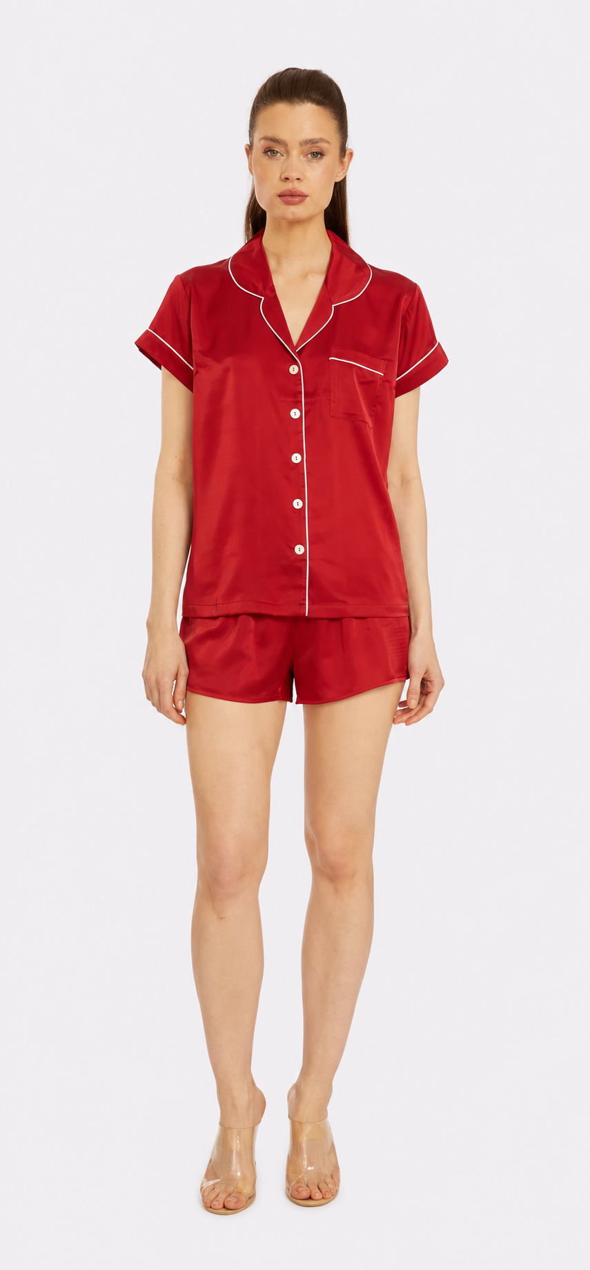 Red Short PJ Set