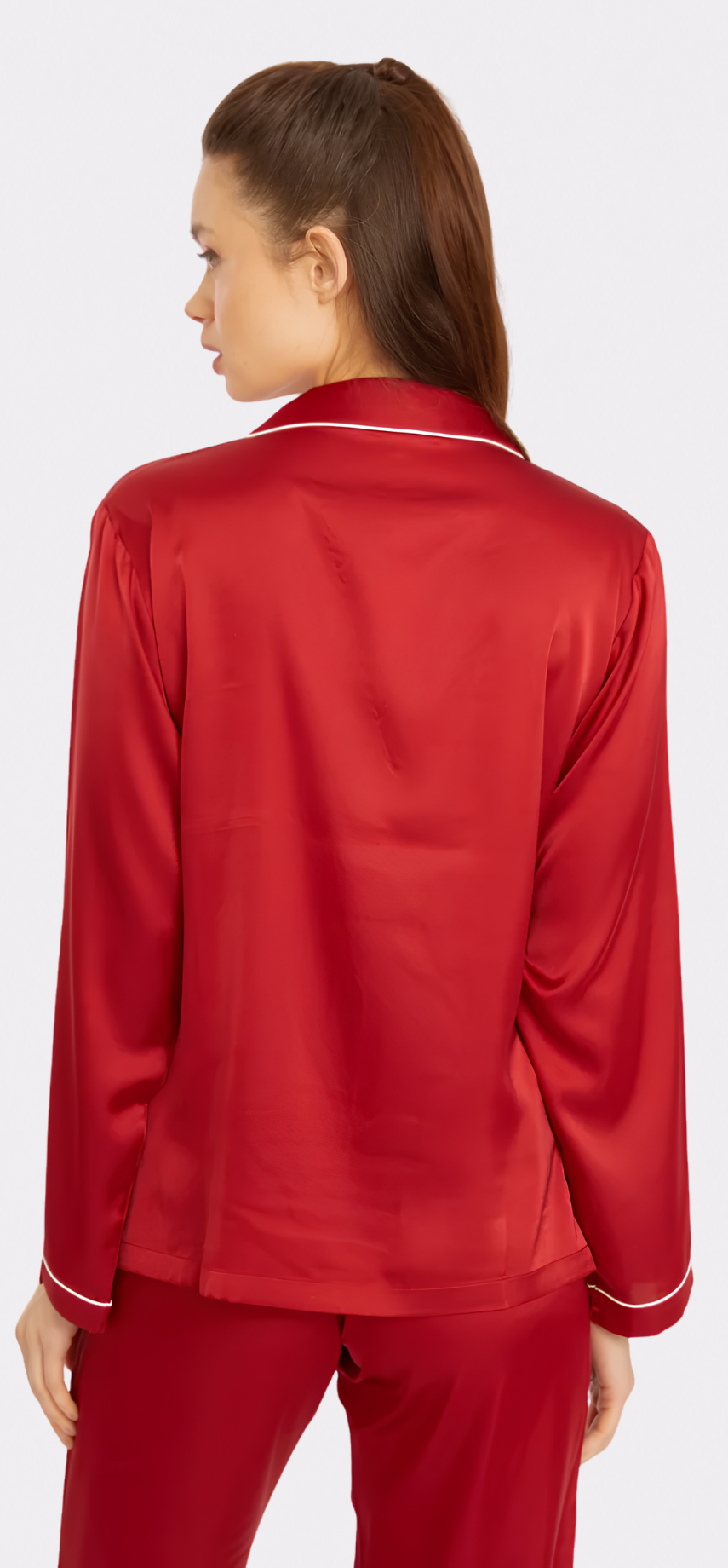 Red Long PJ Set