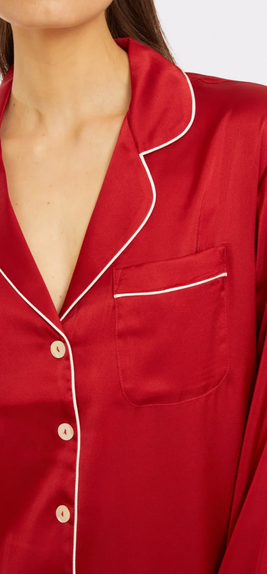 Red Long PJ Set
