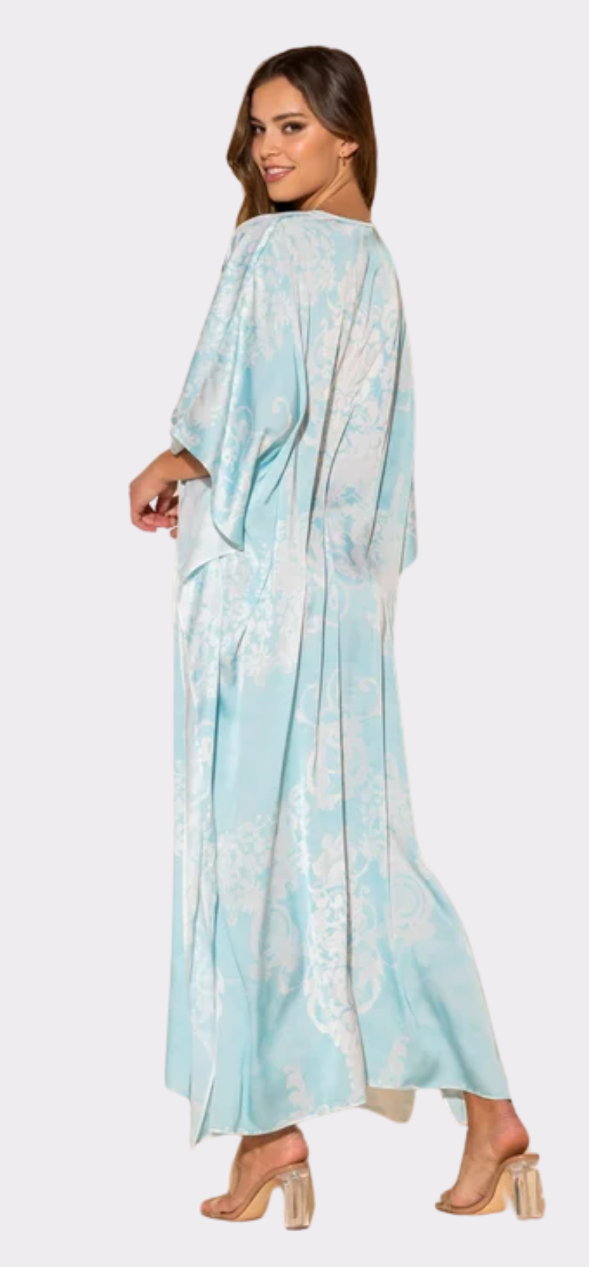 Romantique Blue Long Caftan