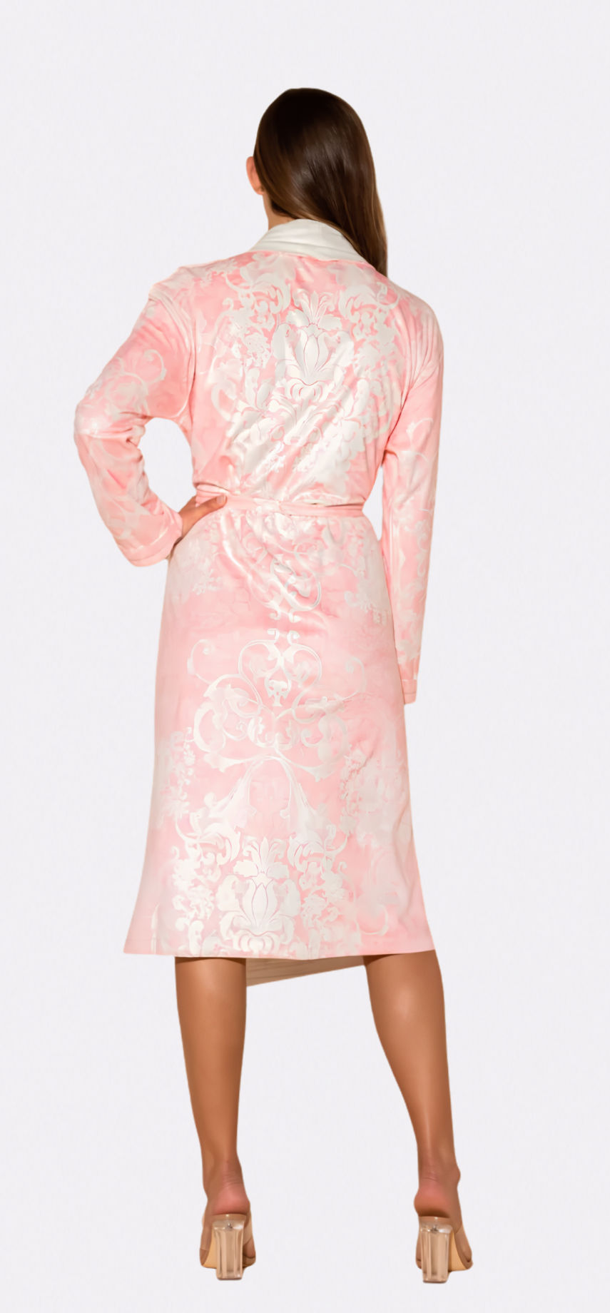 Romantique Pink Long Robe