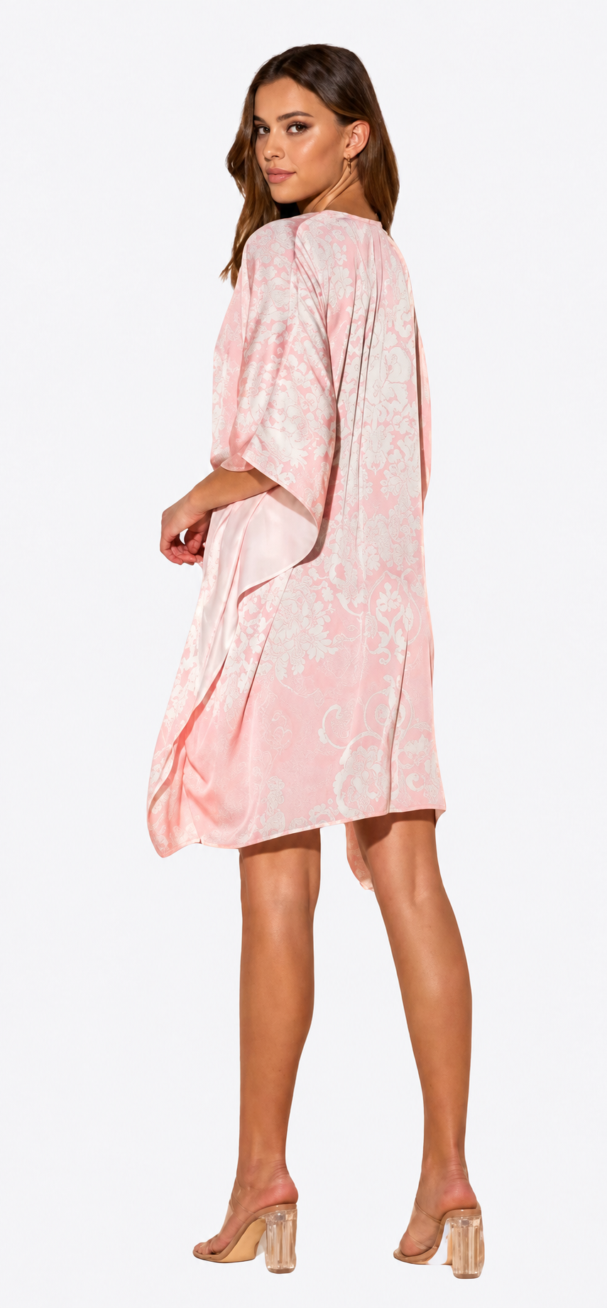 Romantique Pink Short Caftan