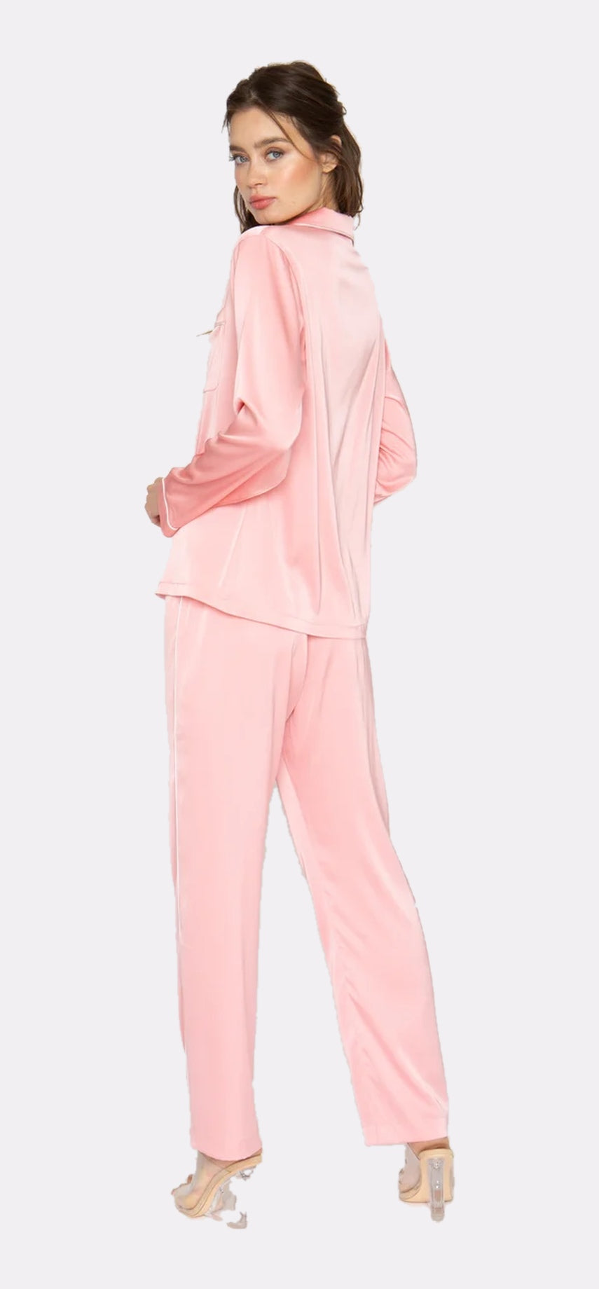 Rose Long PJ Set