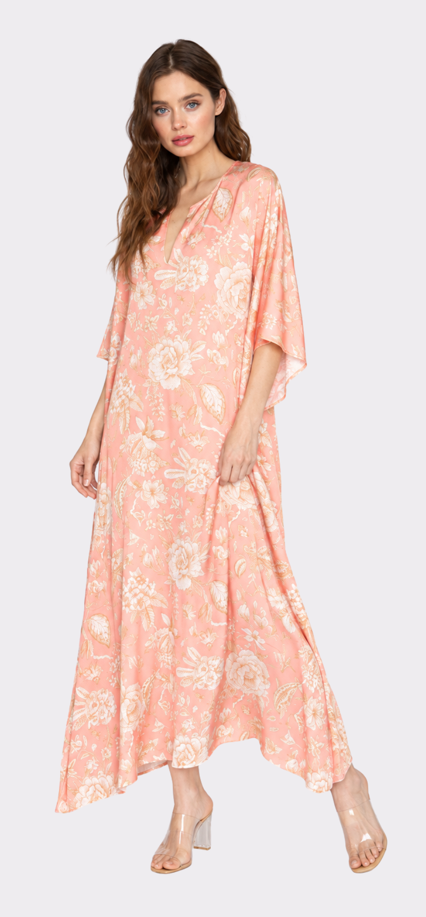 Sandy Rose Long Caftan
