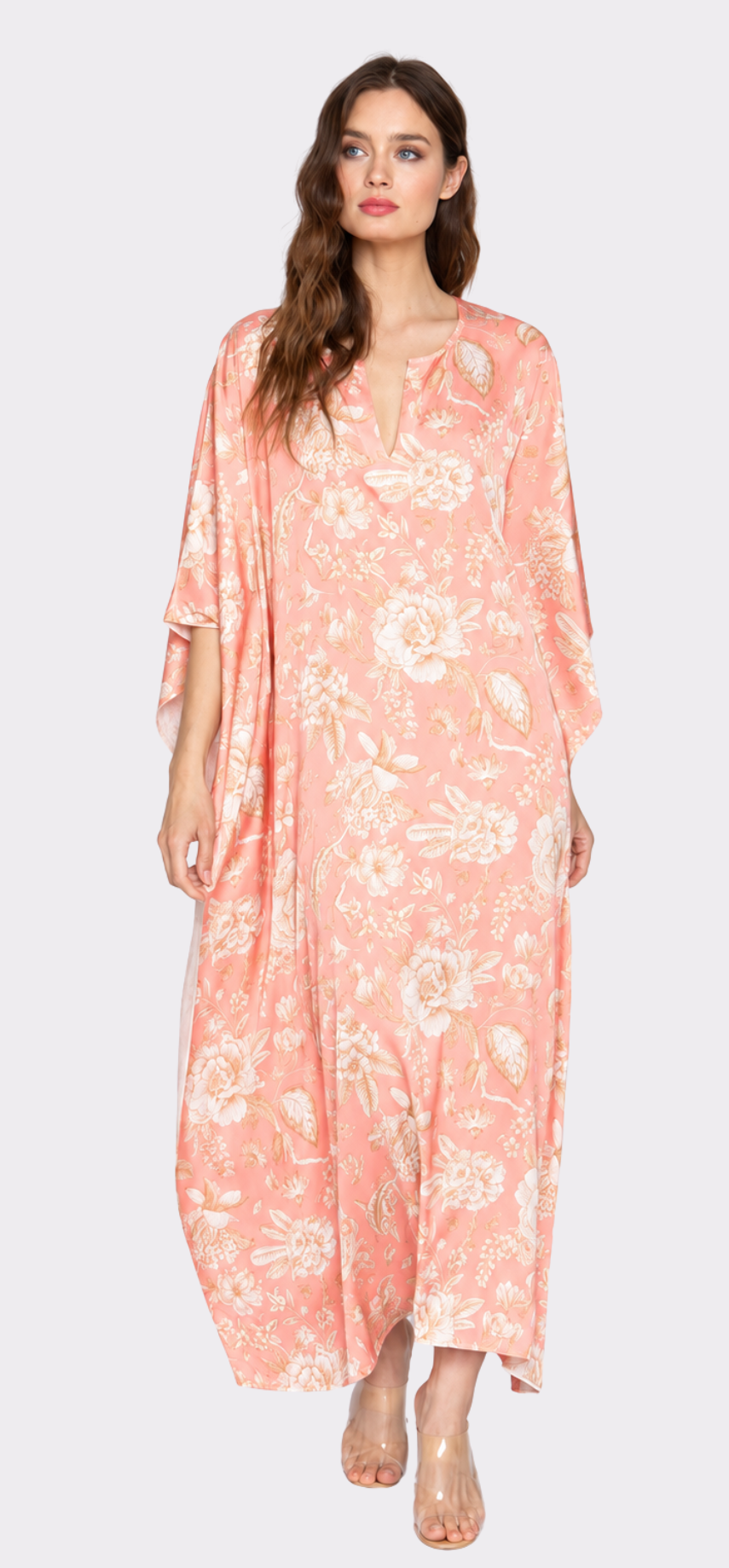 Sandy Rose Long Caftan