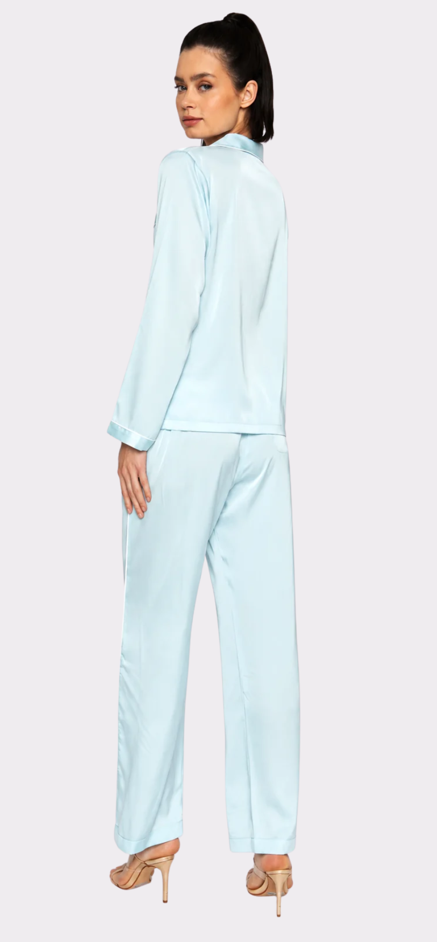 Sky Blue Long PJ Set