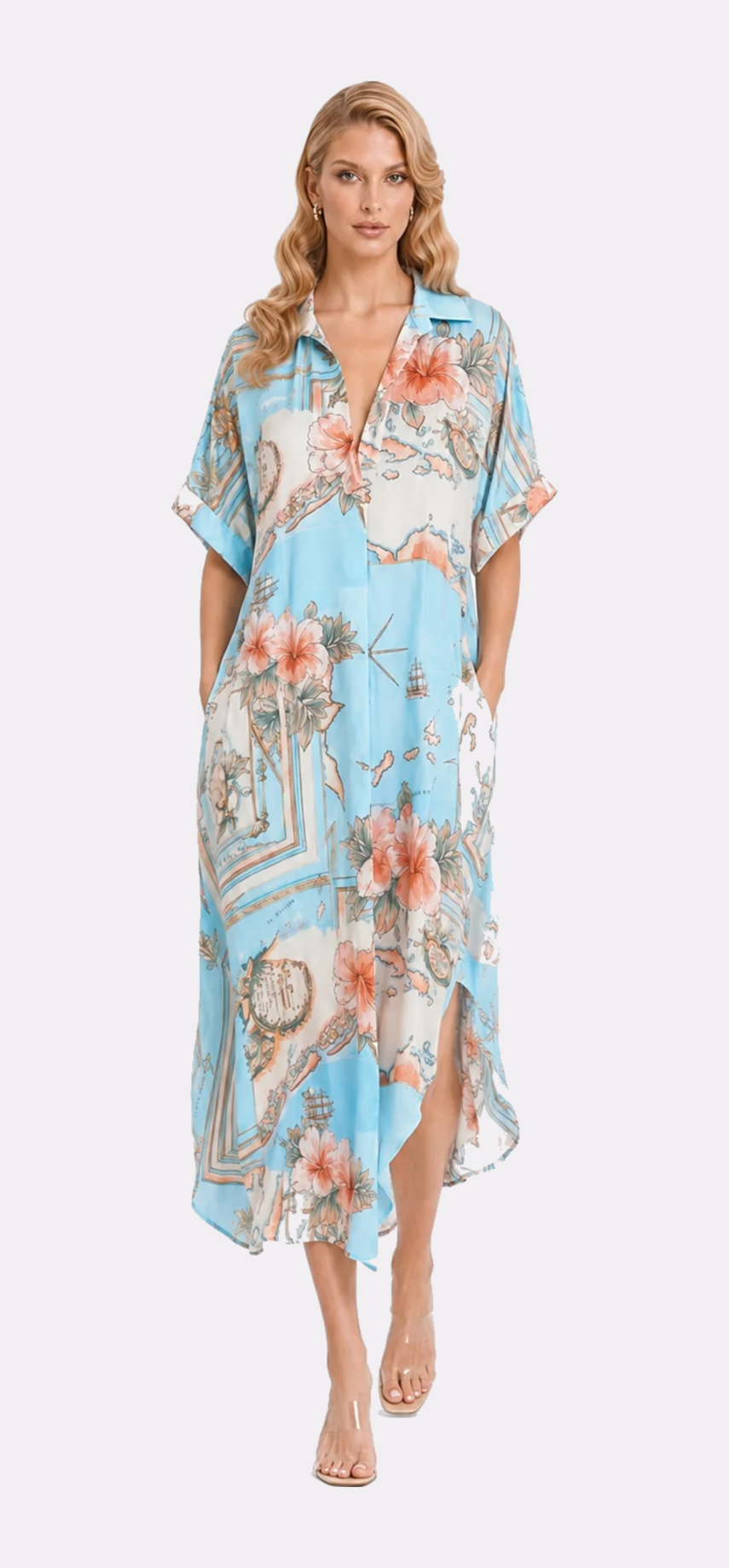 Les Îles Caraïbes Sophie Dress with Pockets