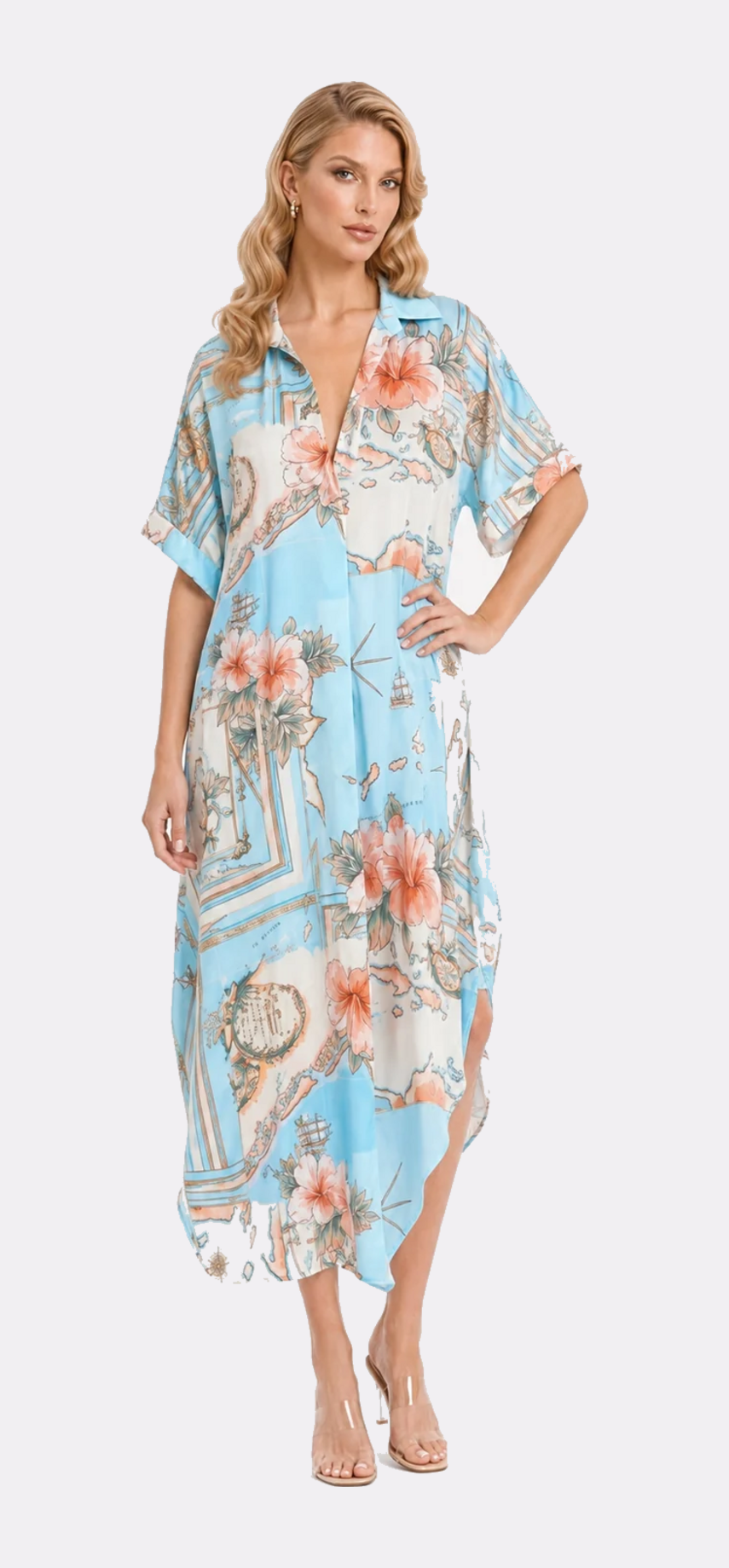 Les Îles Caraïbes Sophie Dress with Pockets