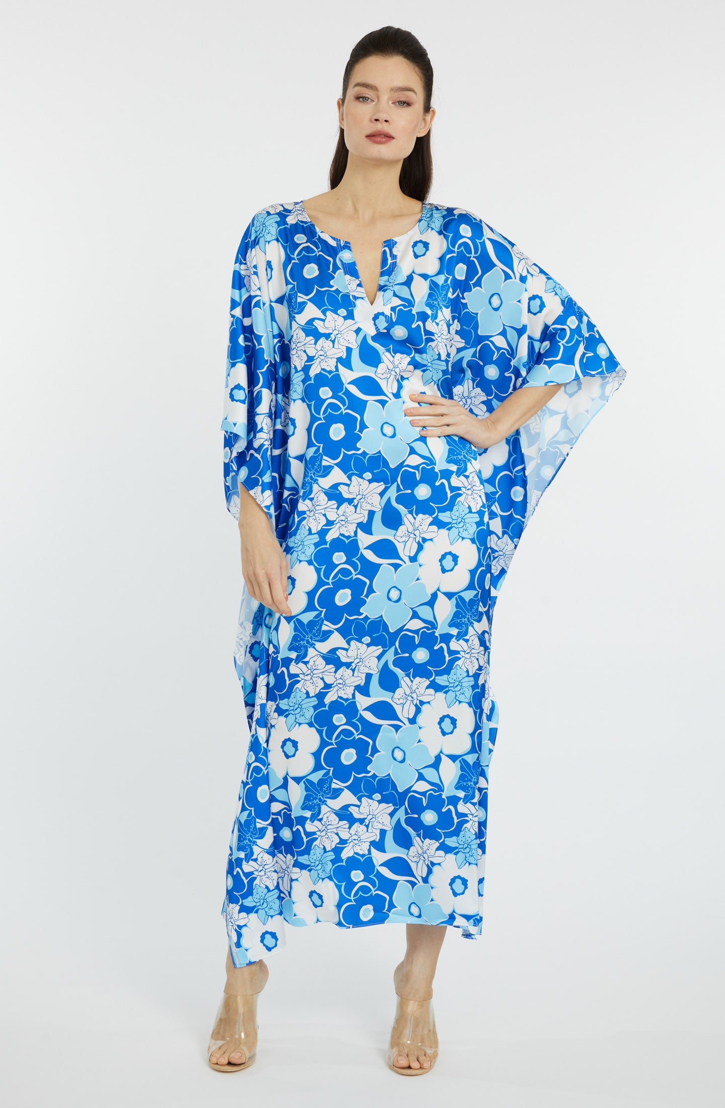 Blue Crush Long Caftan