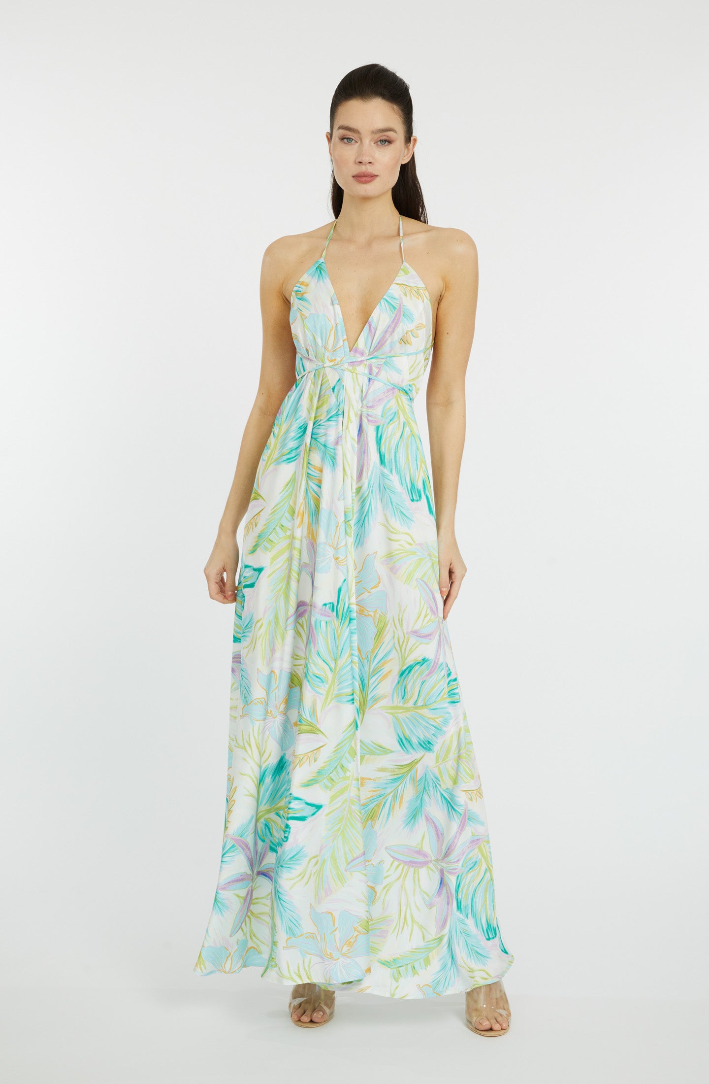 Bahamas Green V Dress