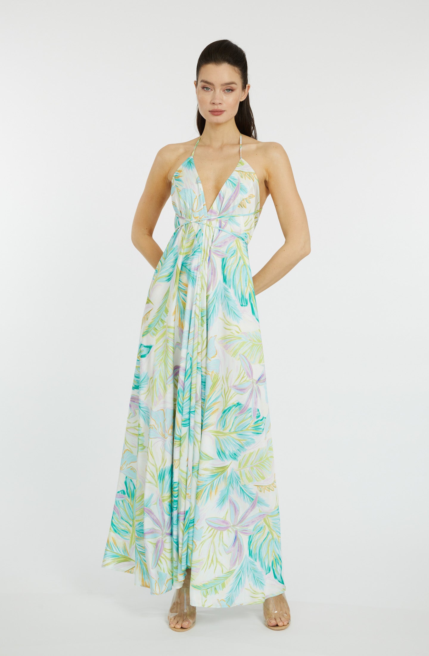 Bahamas Green V Dress