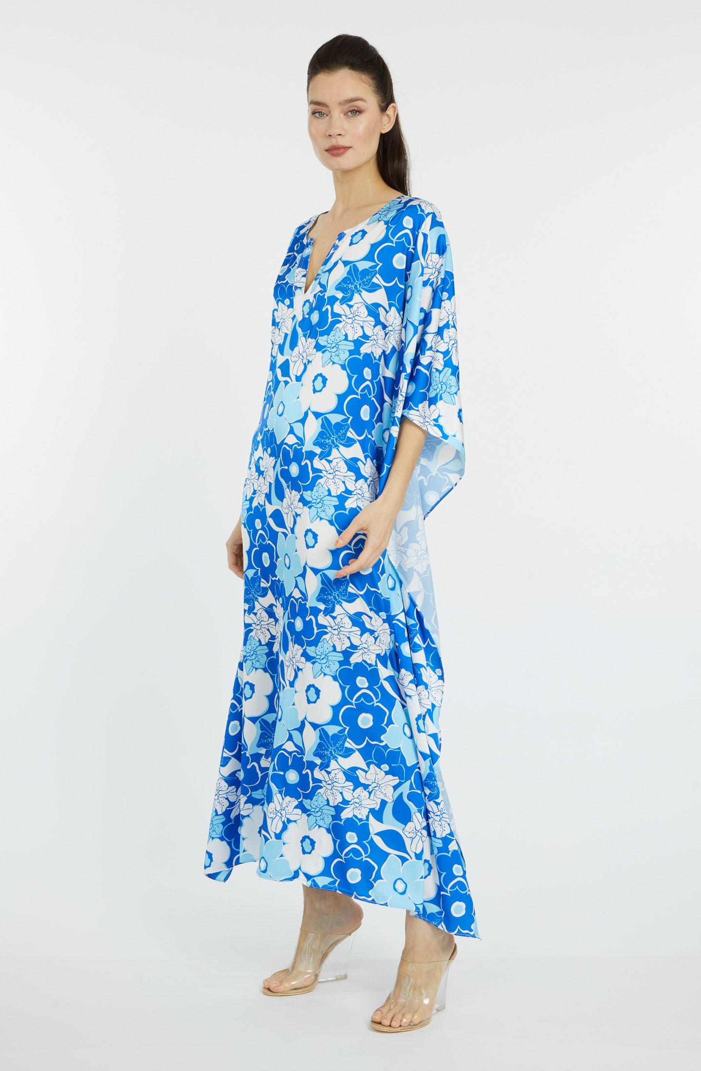 Blue Crush Long Caftan