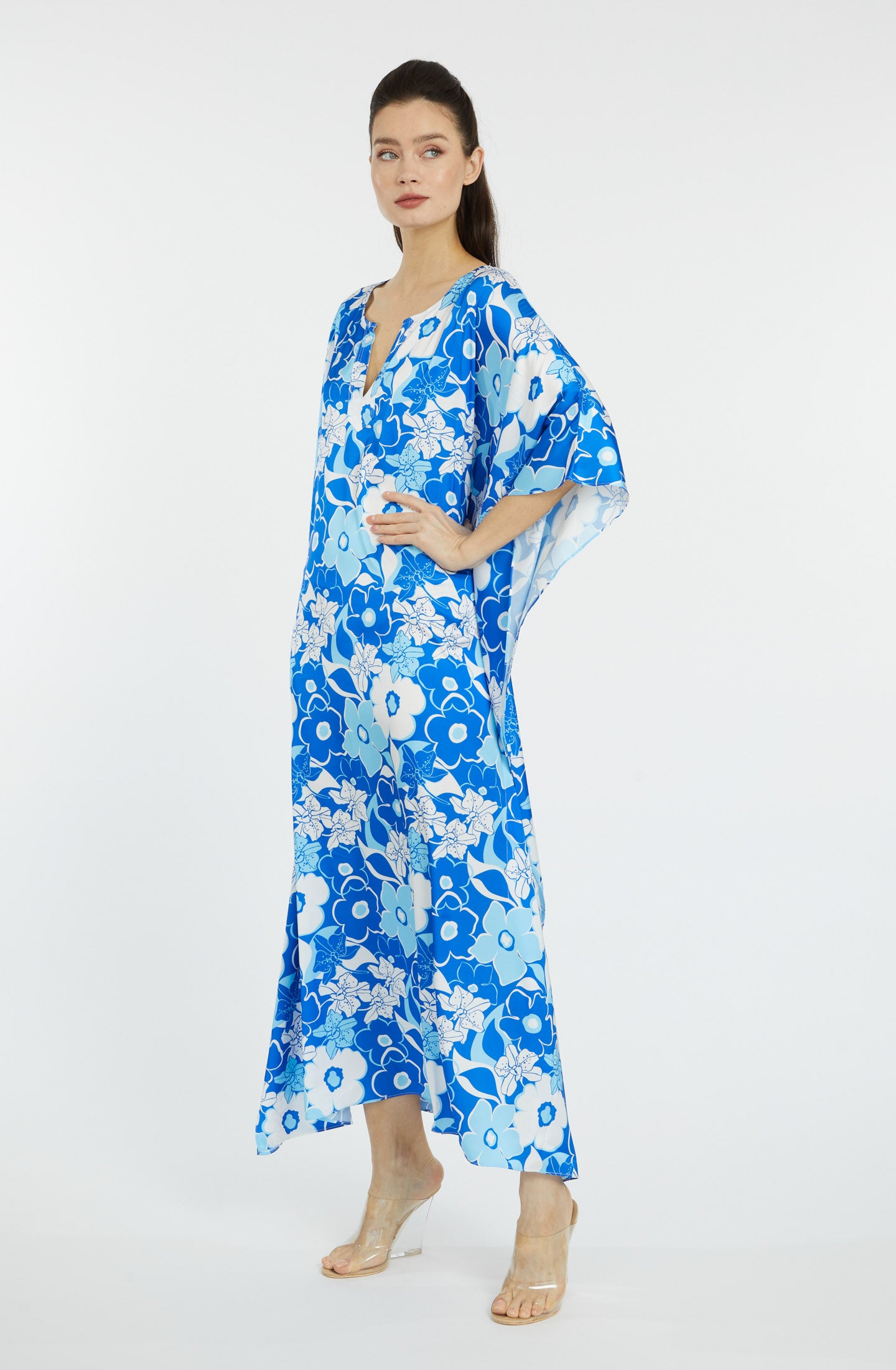 Blue Crush Long Caftan