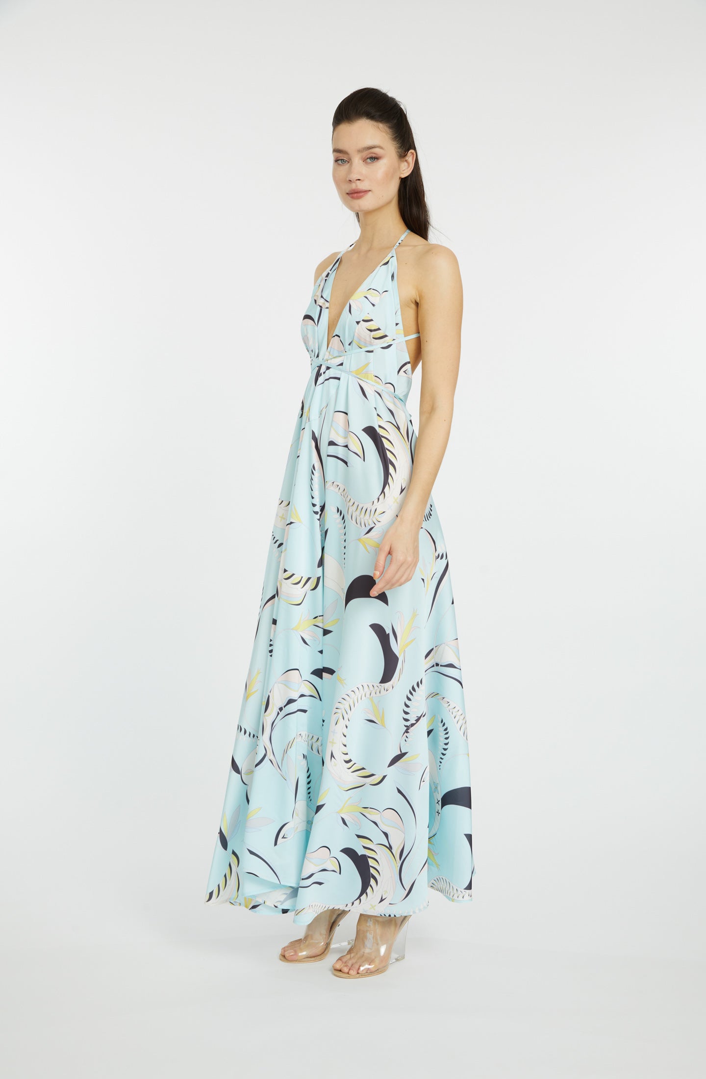 Blue Lagoon Infinity Long Dress