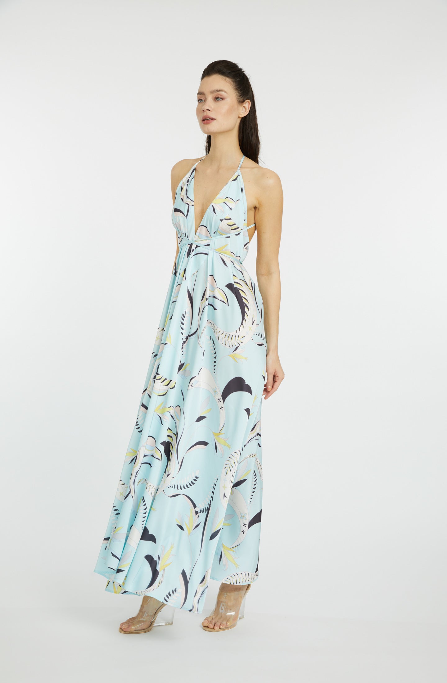 Blue Lagoon Infinity Long Dress