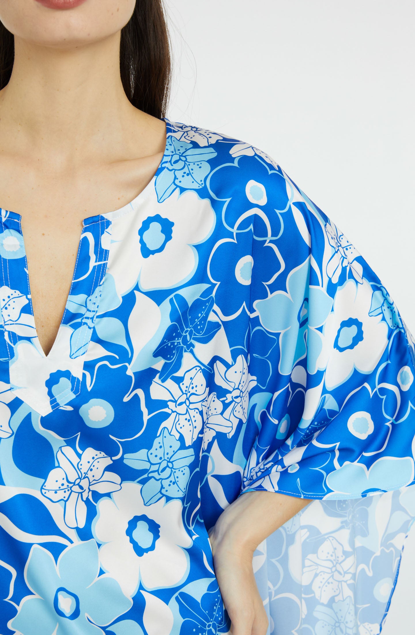 Blue Crush Long Caftan