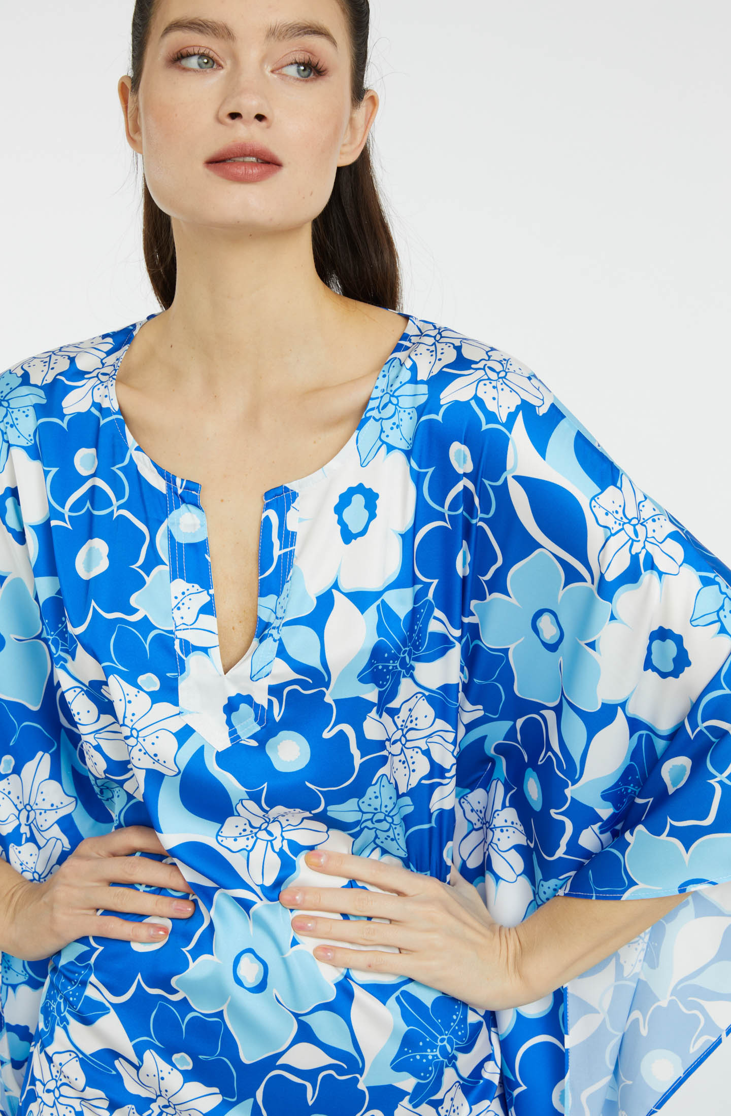 Blue Crush Long Caftan