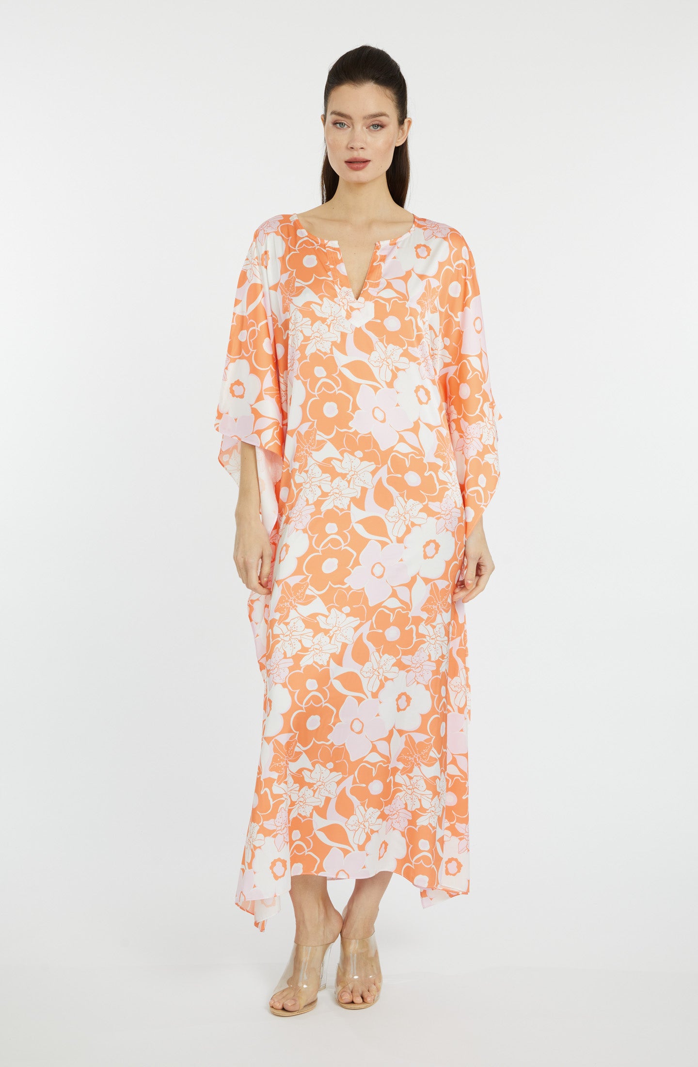 Orange Crush Long Caftan