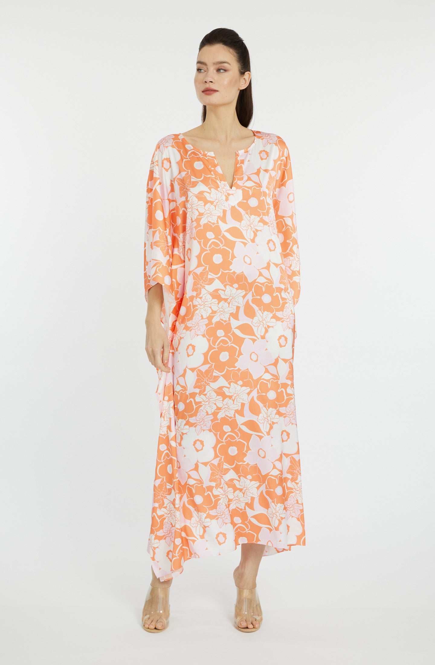 Orange Crush Long Caftan