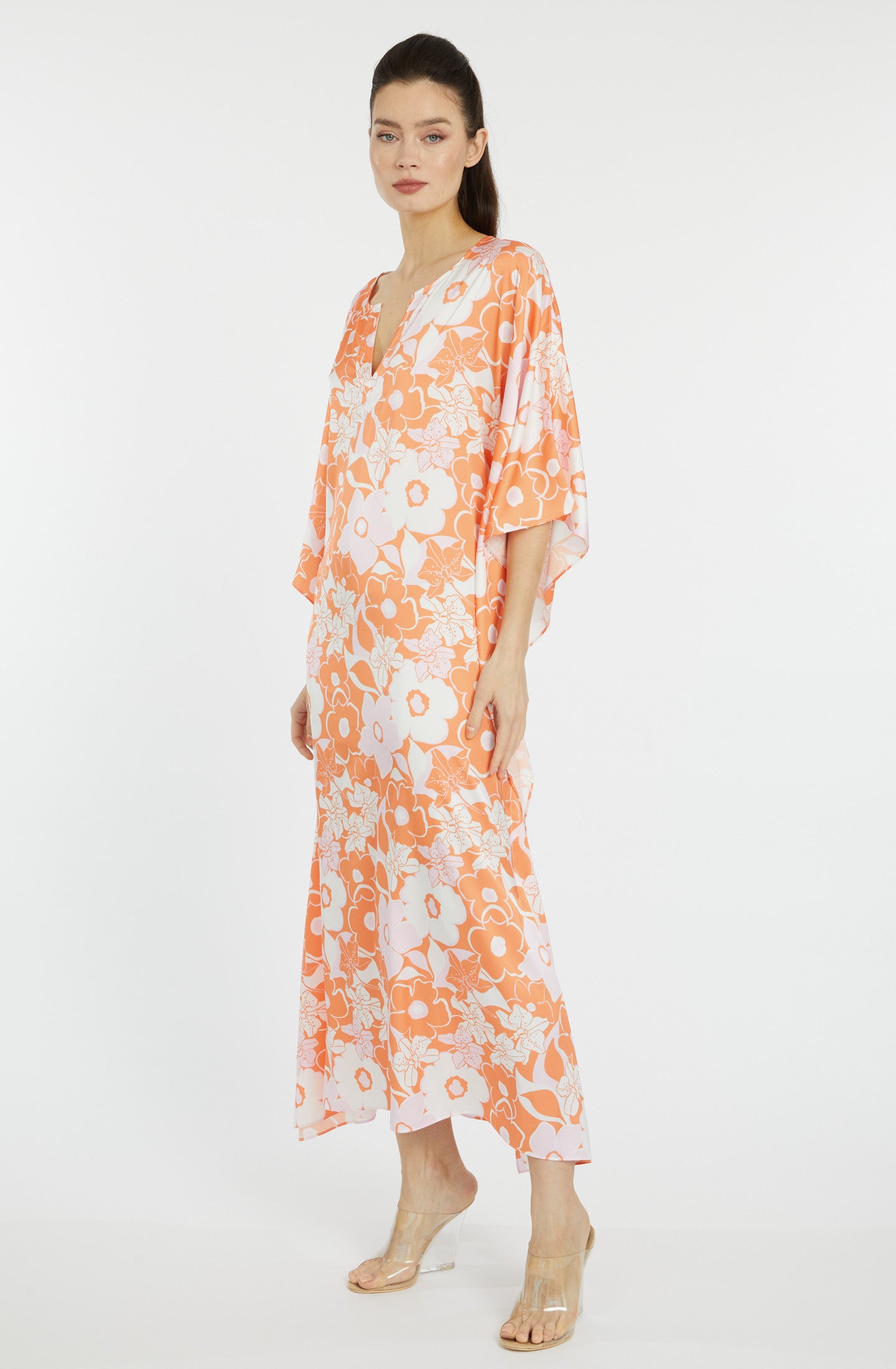 Orange Crush Long Caftan