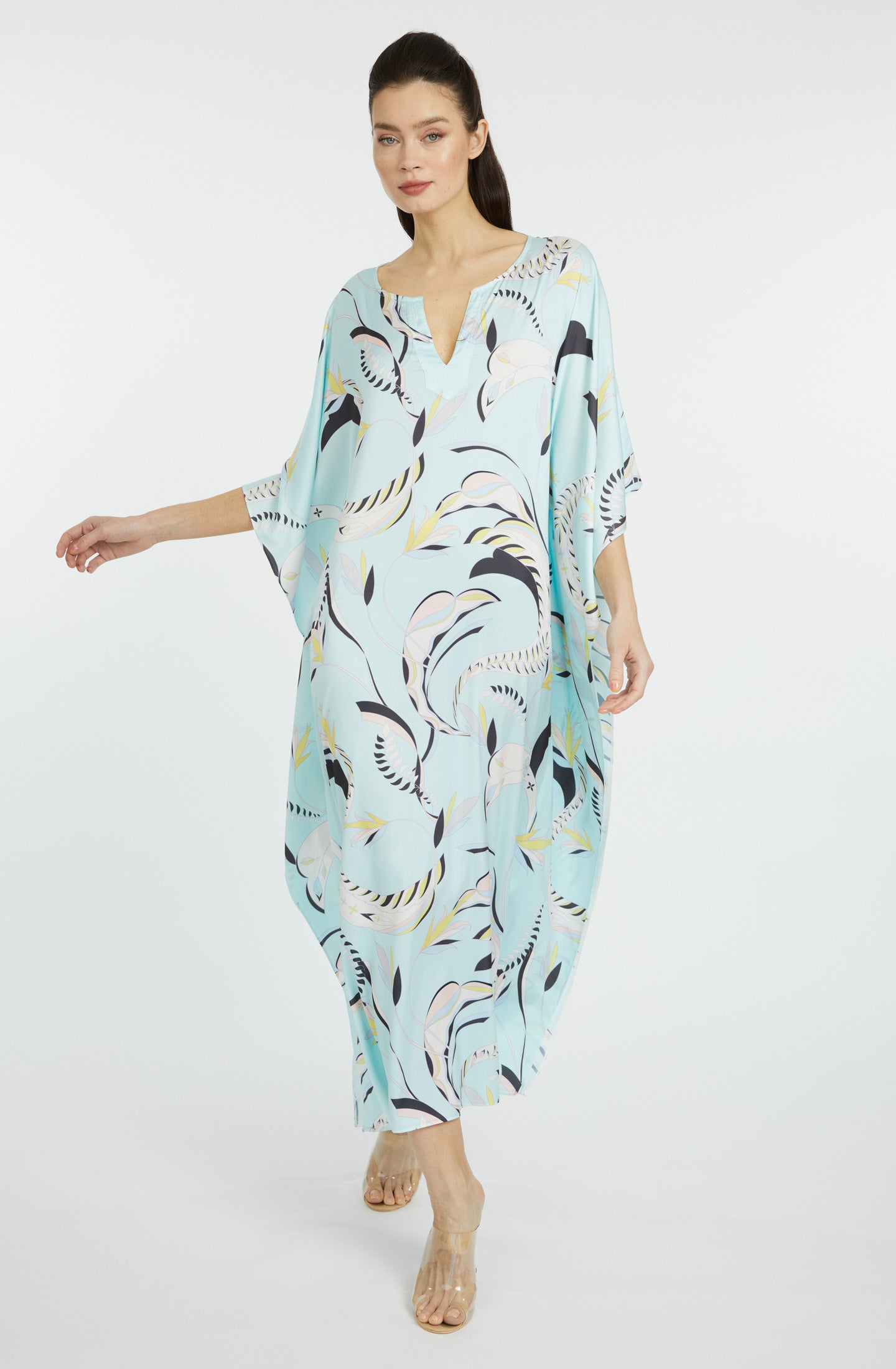 Blue Lagoon Long Caftan