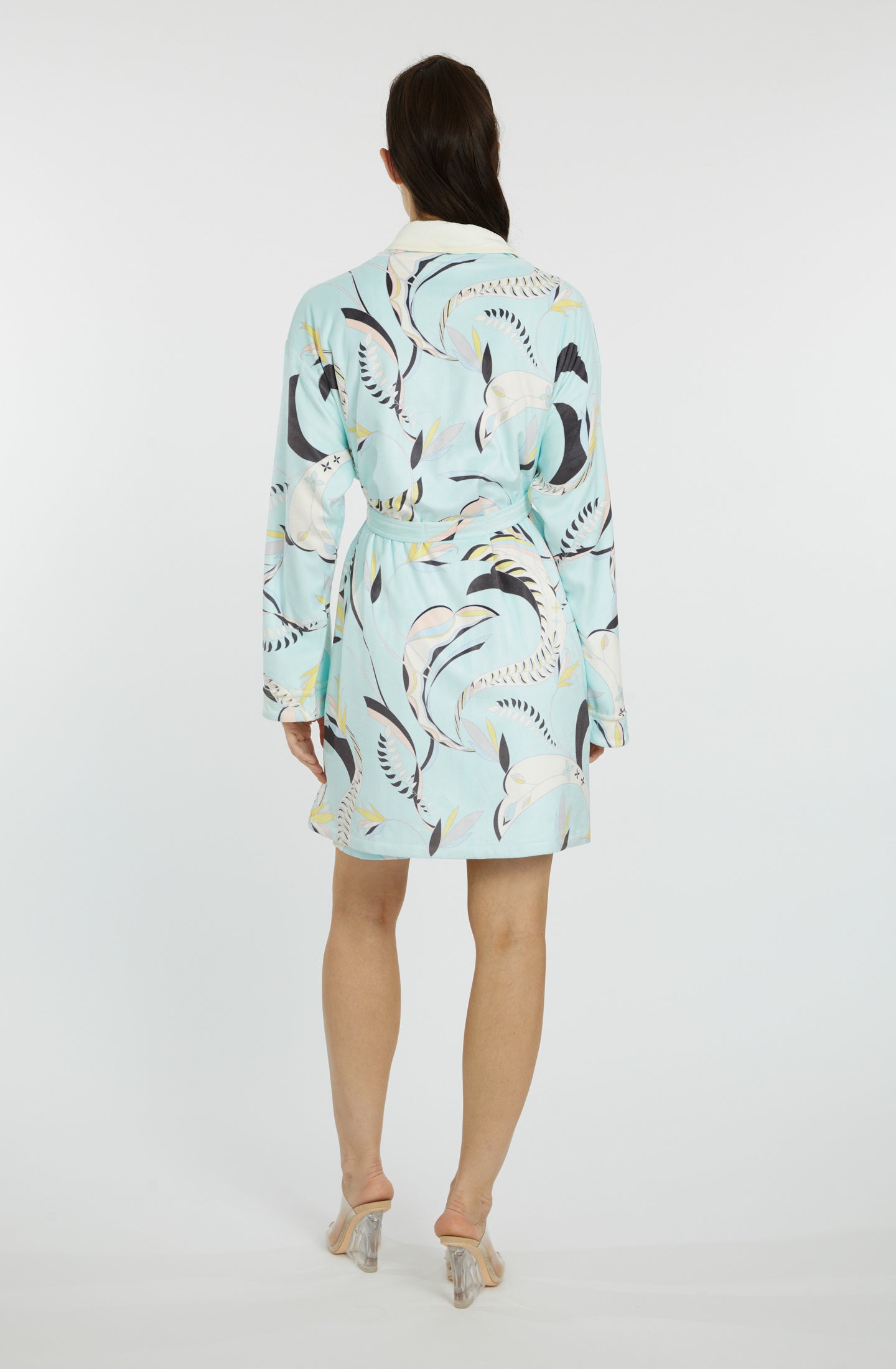 111-Blue Lagoon Short Robe