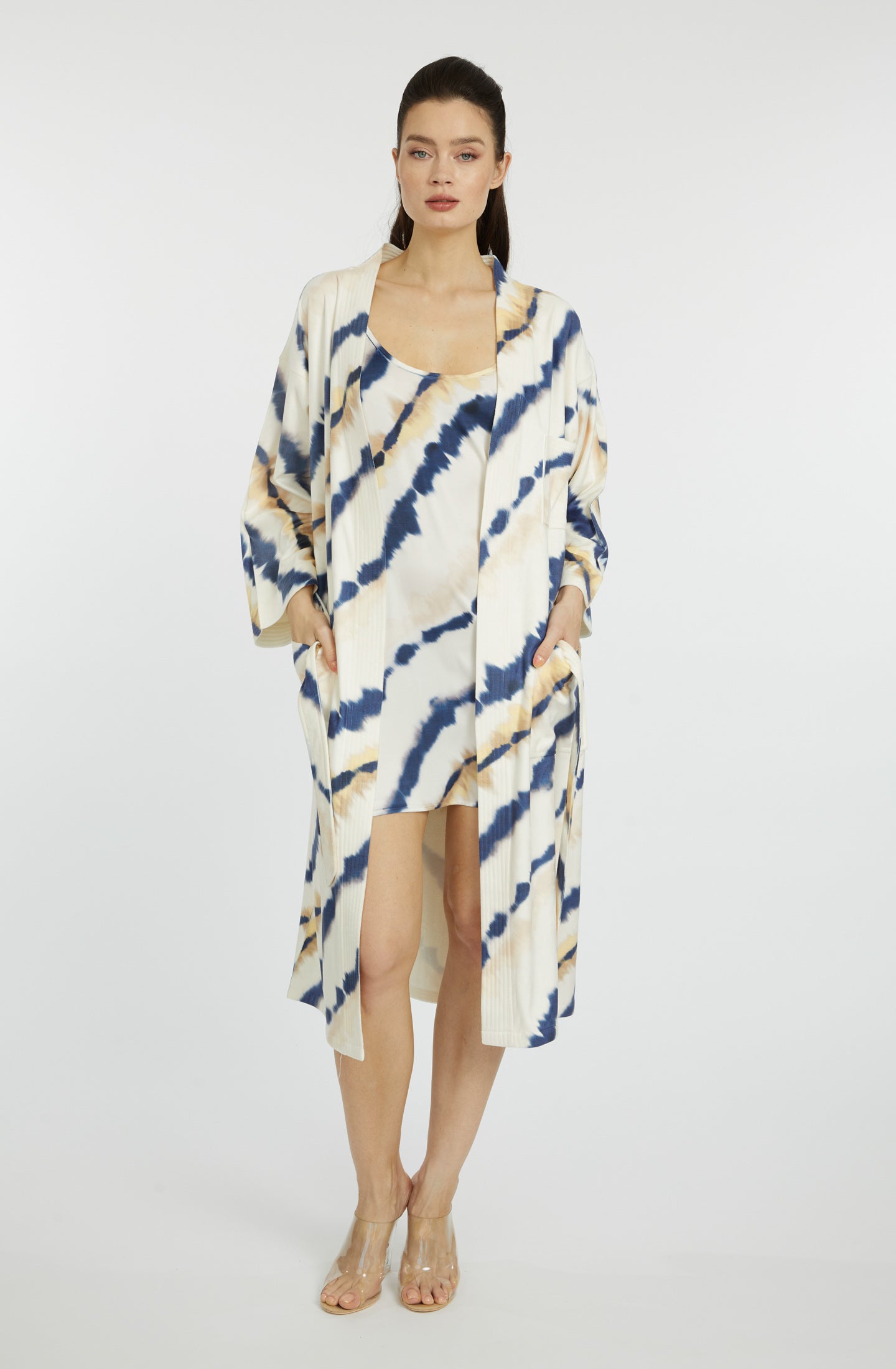 Miami Vibes Silky Kimono