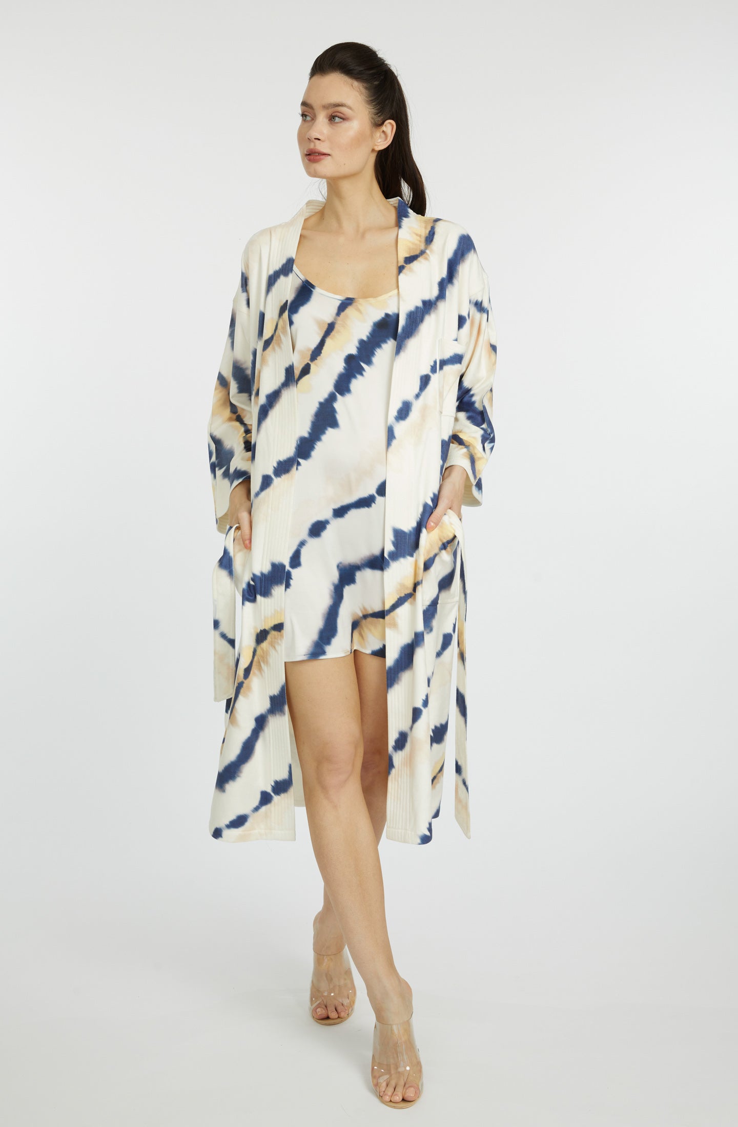 Miami Vibes Silky Kimono