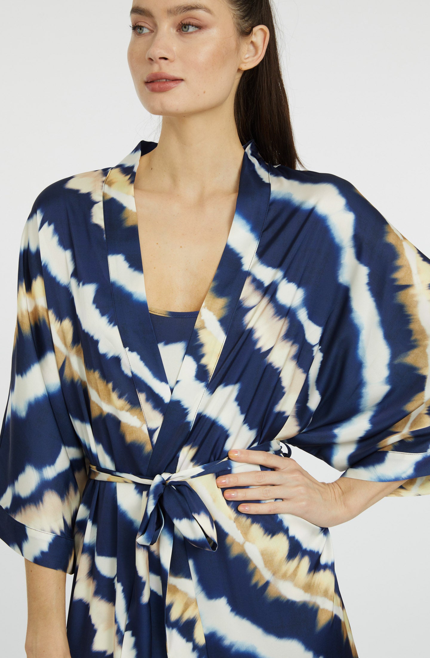 Miami Vibes Silky Kimono