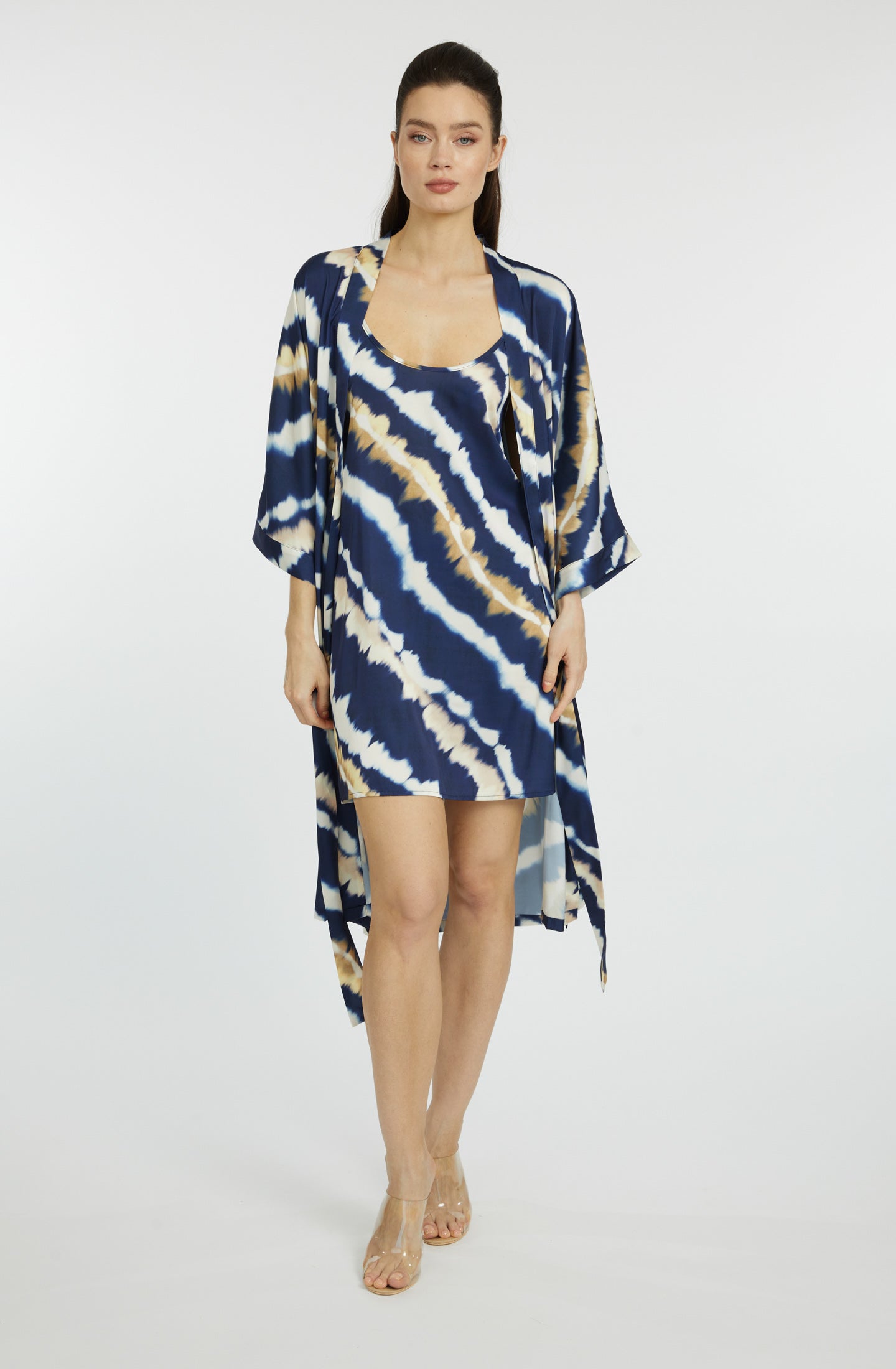 Miami Vibes Silky Kimono